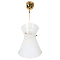 Glass Pendant Lamp By Rupert Nikoll