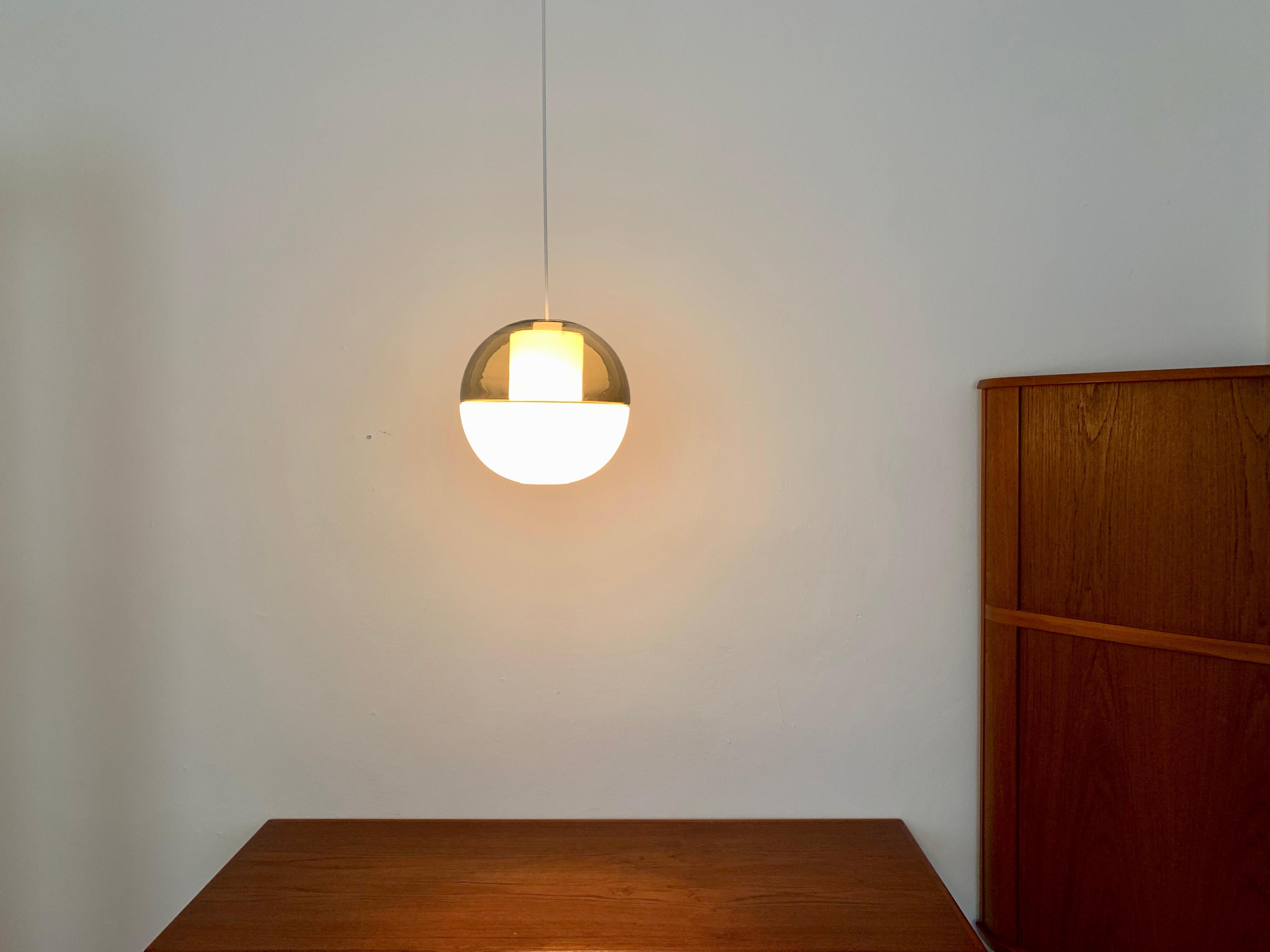 Glass Pendant Lamp by Wilhelm Wagenfeld for Peill and Putzler For Sale 1