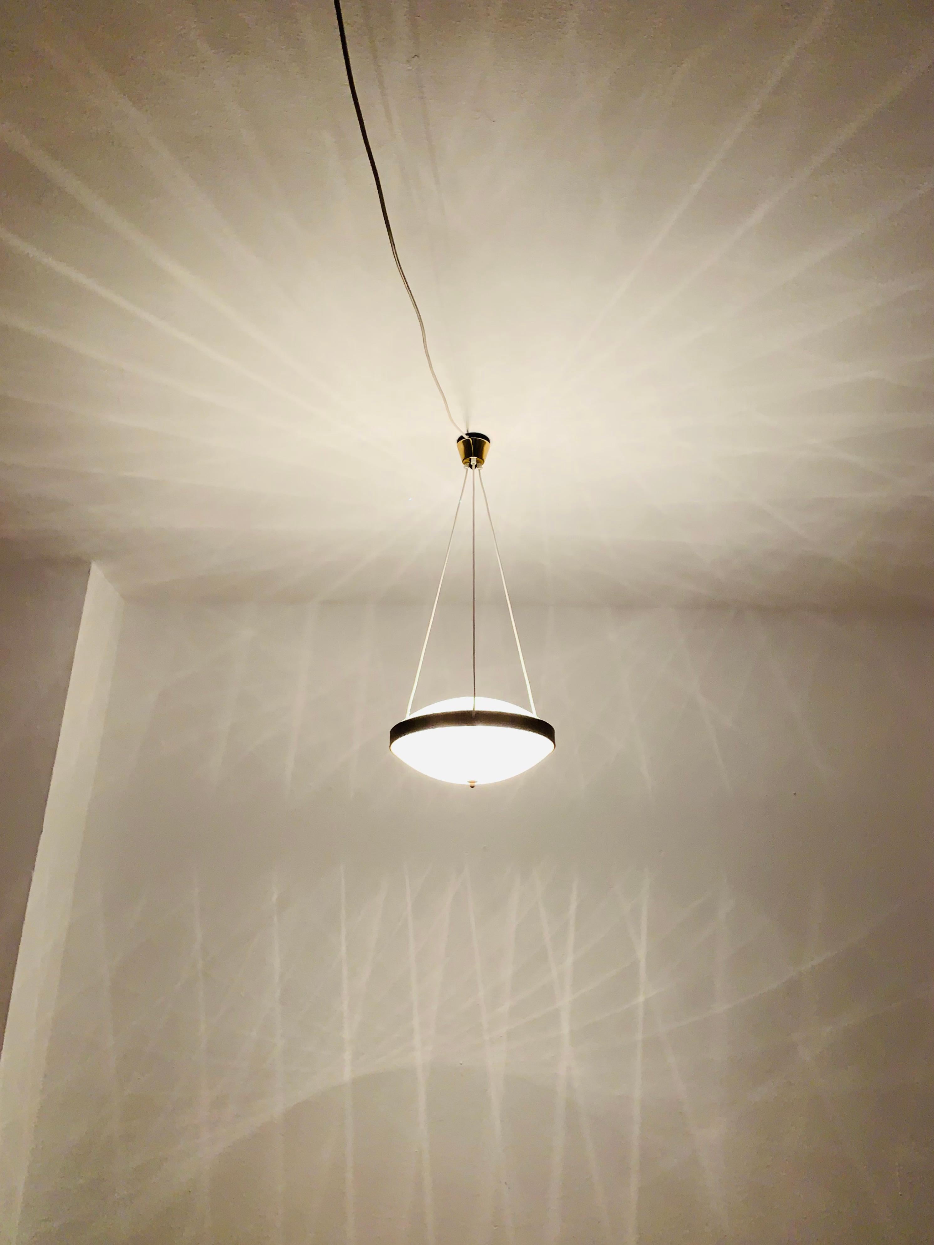 Lampada a sospensione in vetro in vendita 4