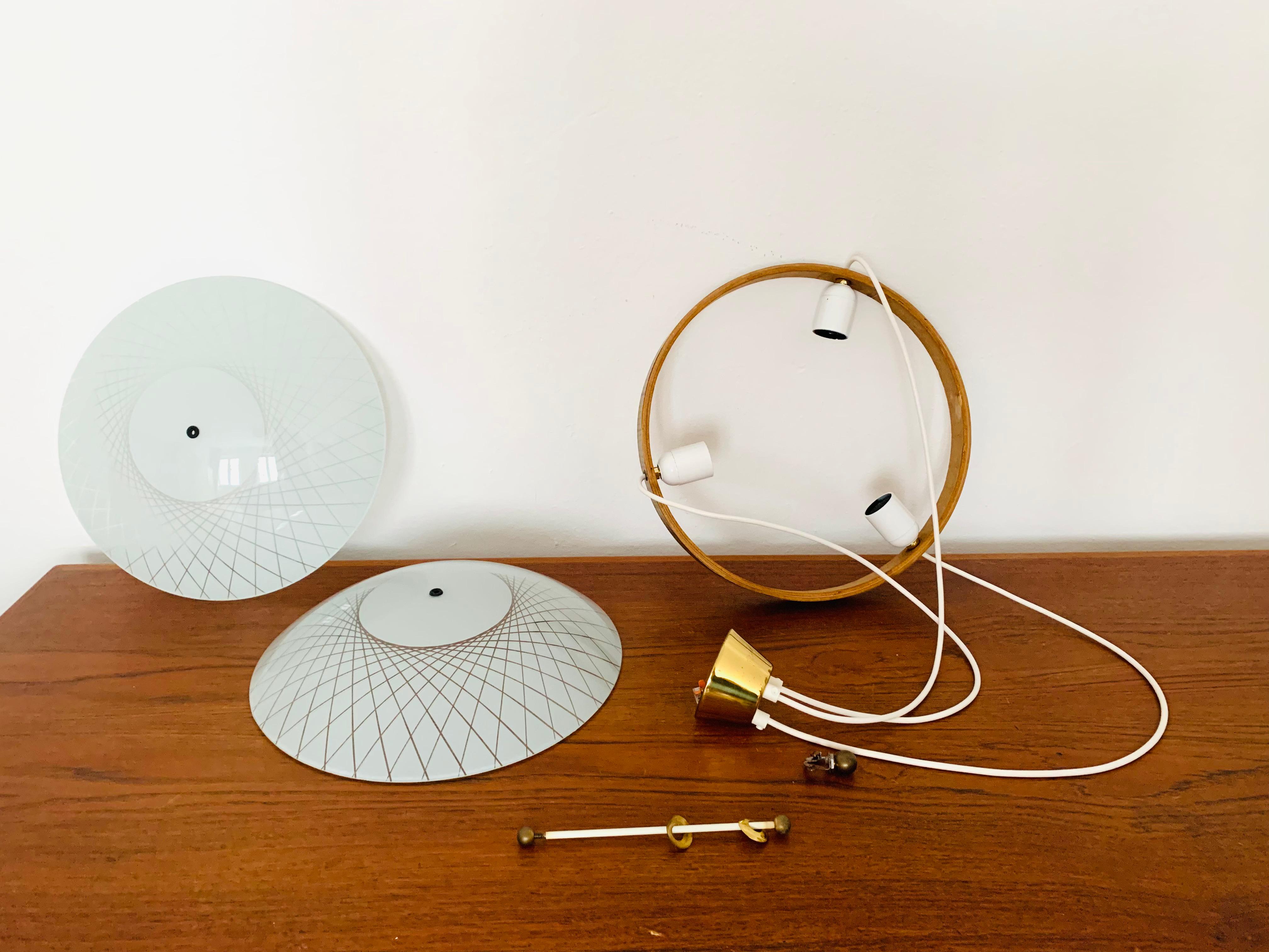Lampada a sospensione in vetro in vendita 6
