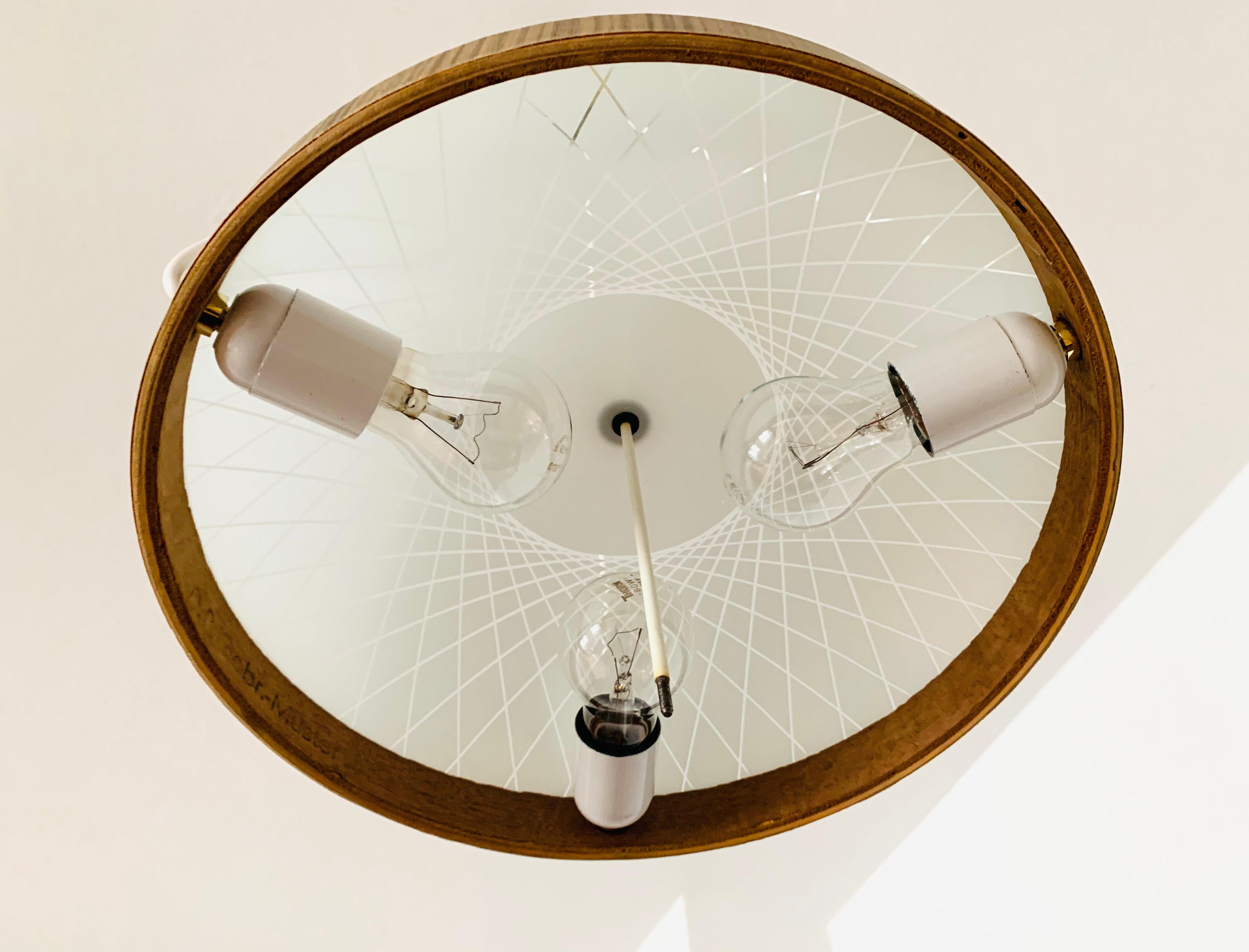 Lampada a sospensione in vetro in vendita 7