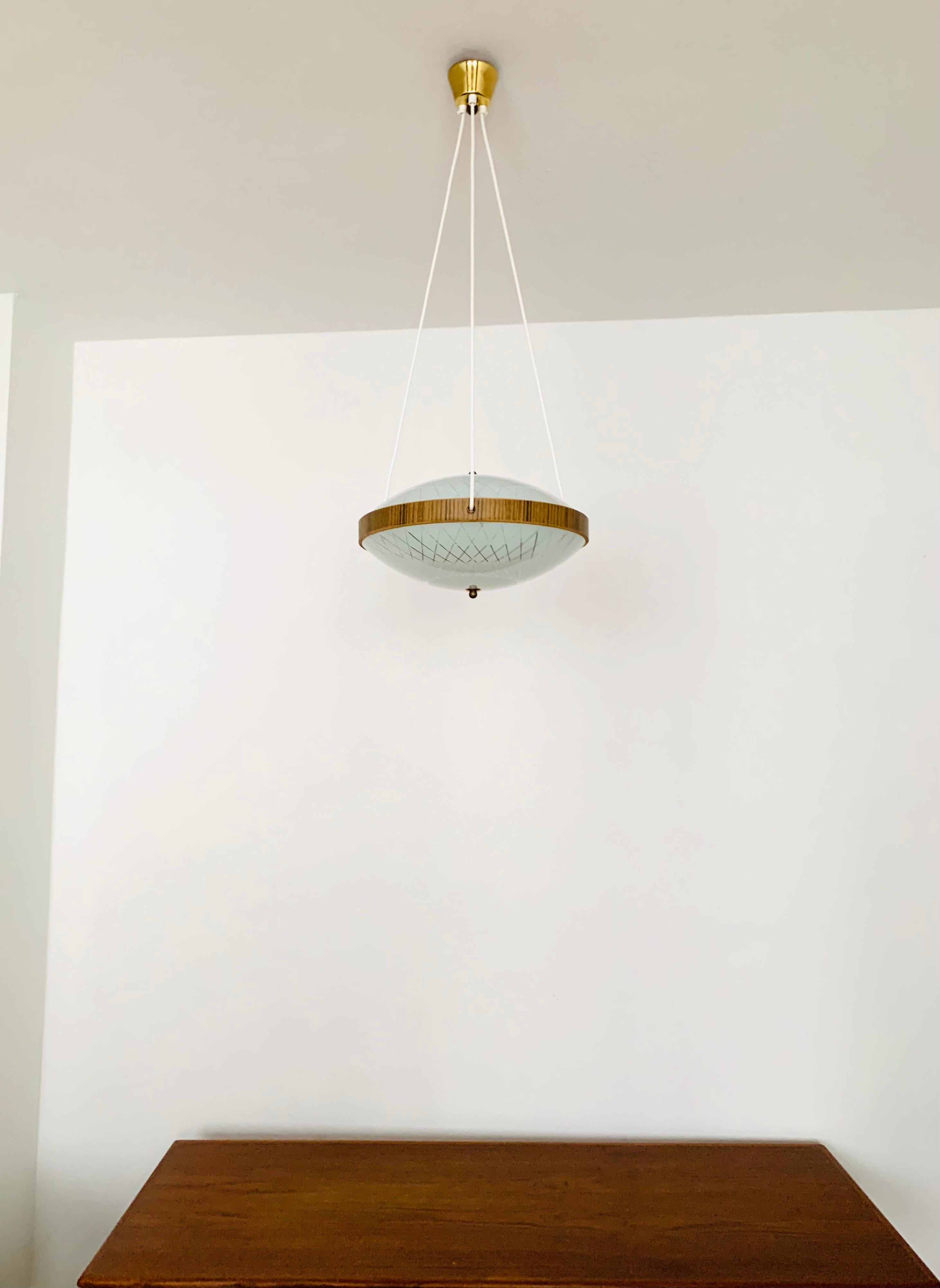 Glass Pendant Lamp For Sale 1