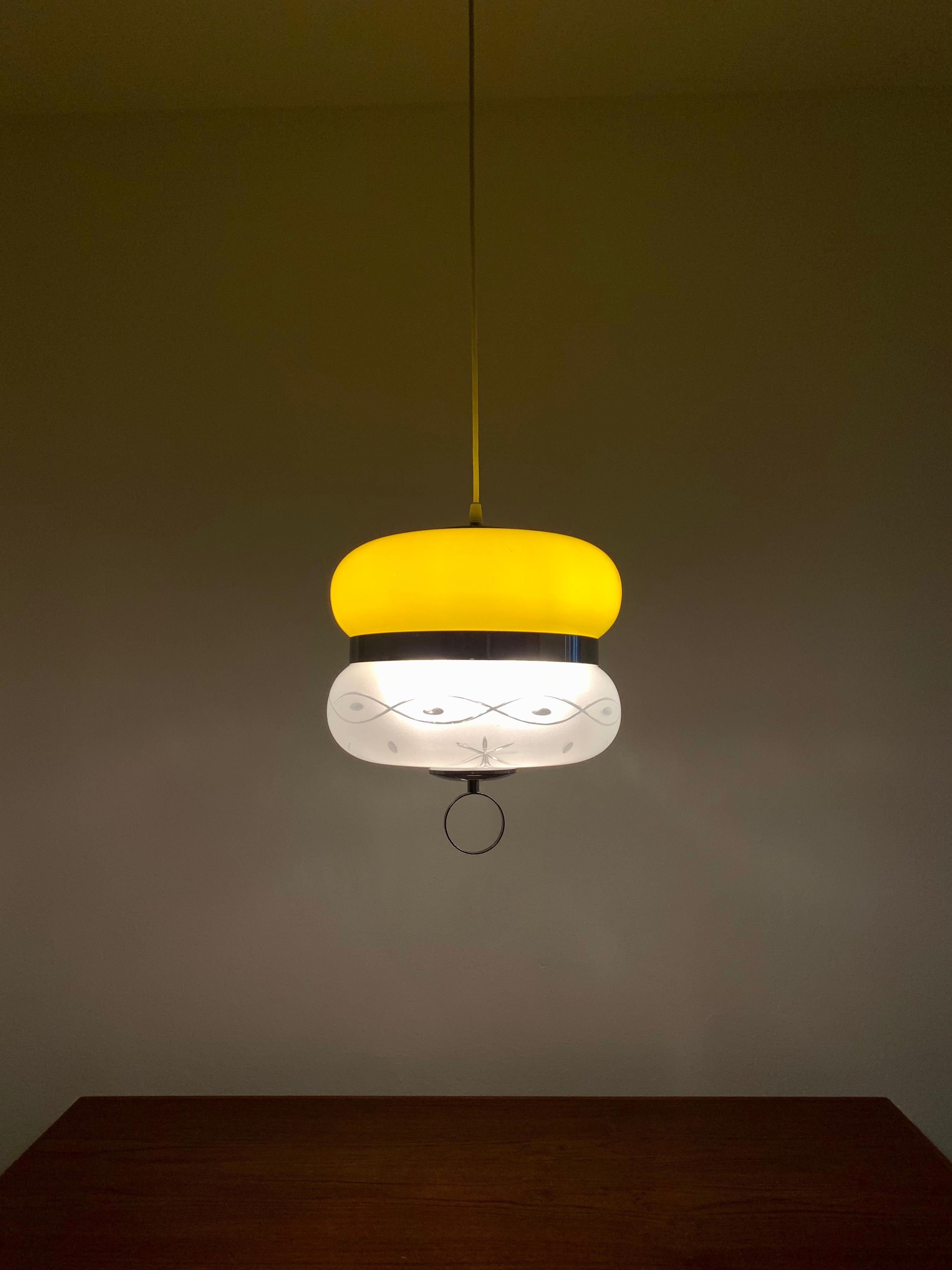 Glass Pendant Lamp For Sale 1