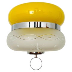 Lampe pendante en verre