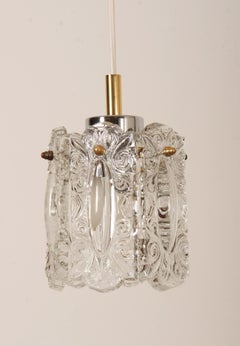 Glass Pendant Lamp from the 1970s