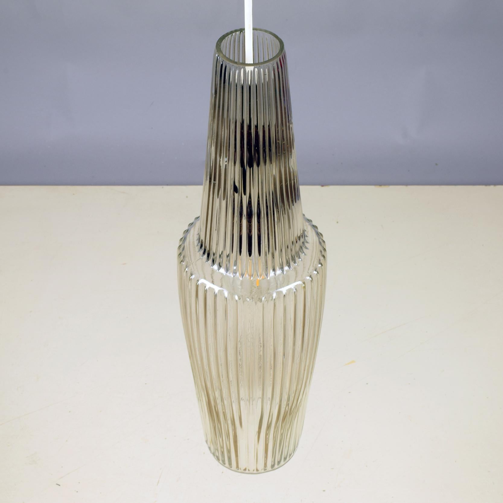 German Glass Pendant Lamp 'Pisa' by Aloys Gangkofner for Peill & Putzler, 1950s For Sale