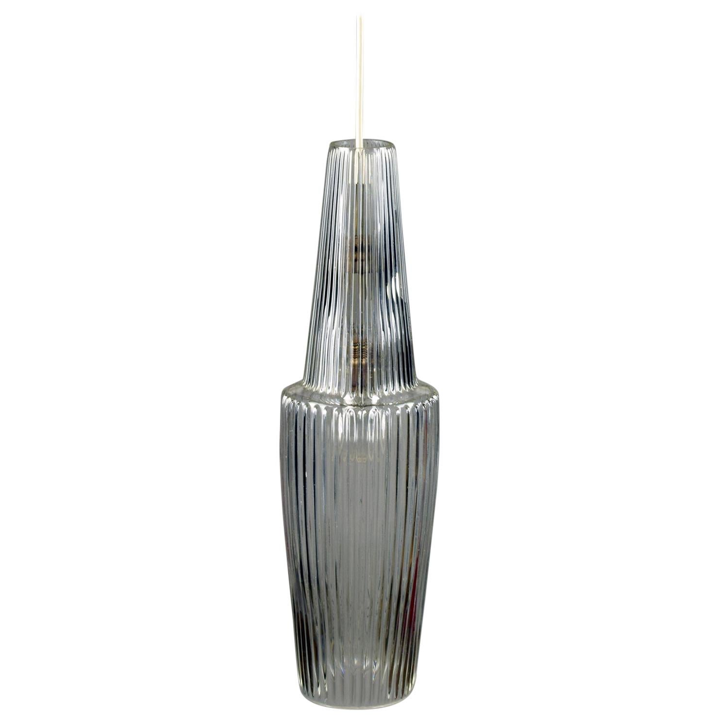 Glass Pendant Lamp 'Pisa' by Aloys Gangkofner for Peill & Putzler, 1950s For Sale