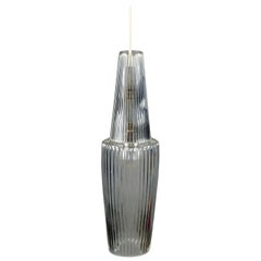 Glass Pendant Lamp 'Pisa' by Aloys Gangkofner for Peill & Putzler, 1950s