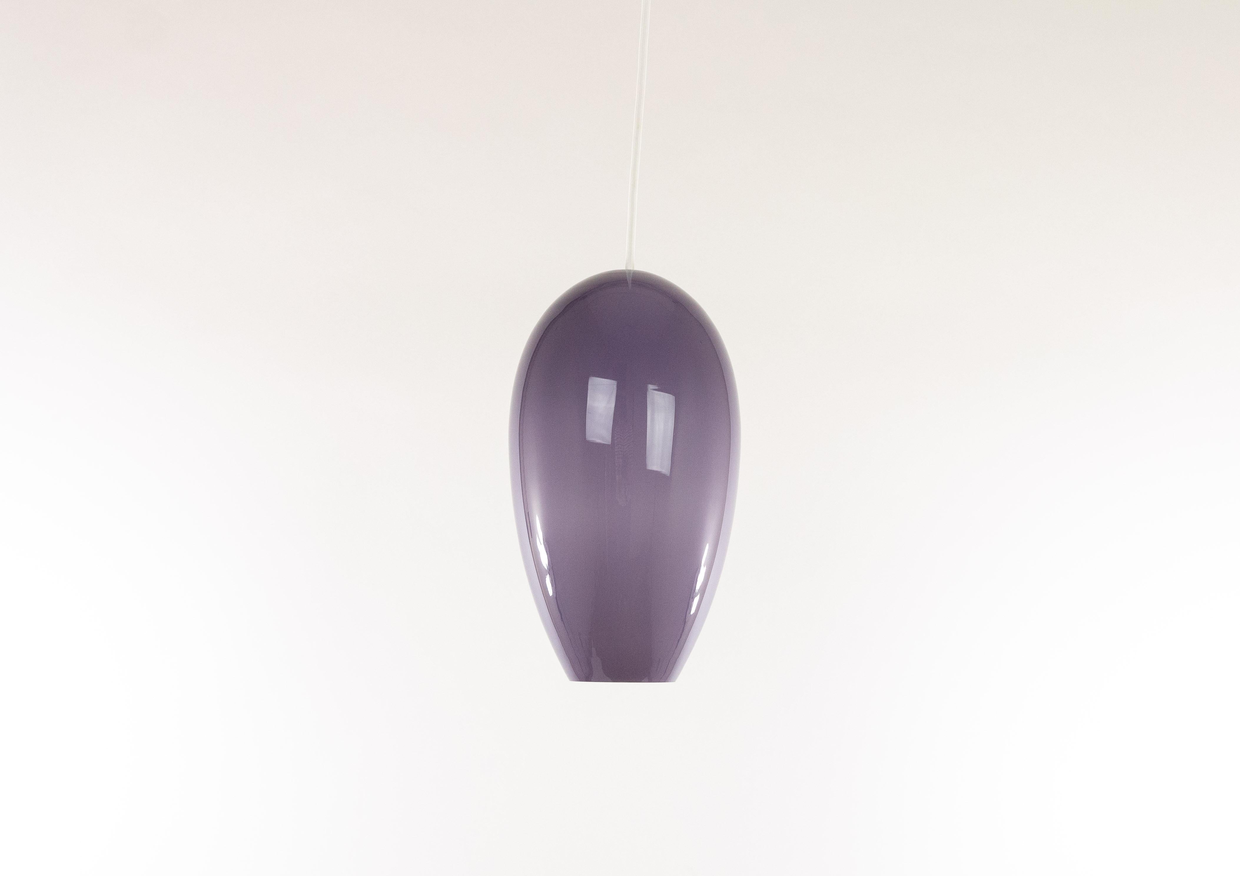 Glass Pendant Life by Jo Hammerborg for Fog & Mørup, 1960s In Good Condition For Sale In Rotterdam, NL