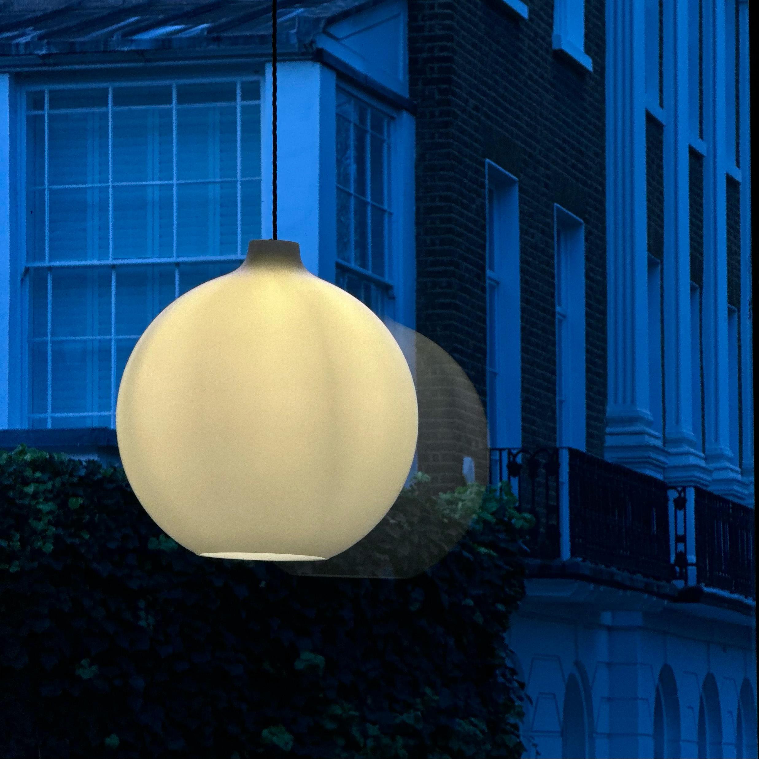 Suspension en verre Vilhelm Wohlert & Louis Poulson Danemark, années 1940 Bon état - En vente à London, GB