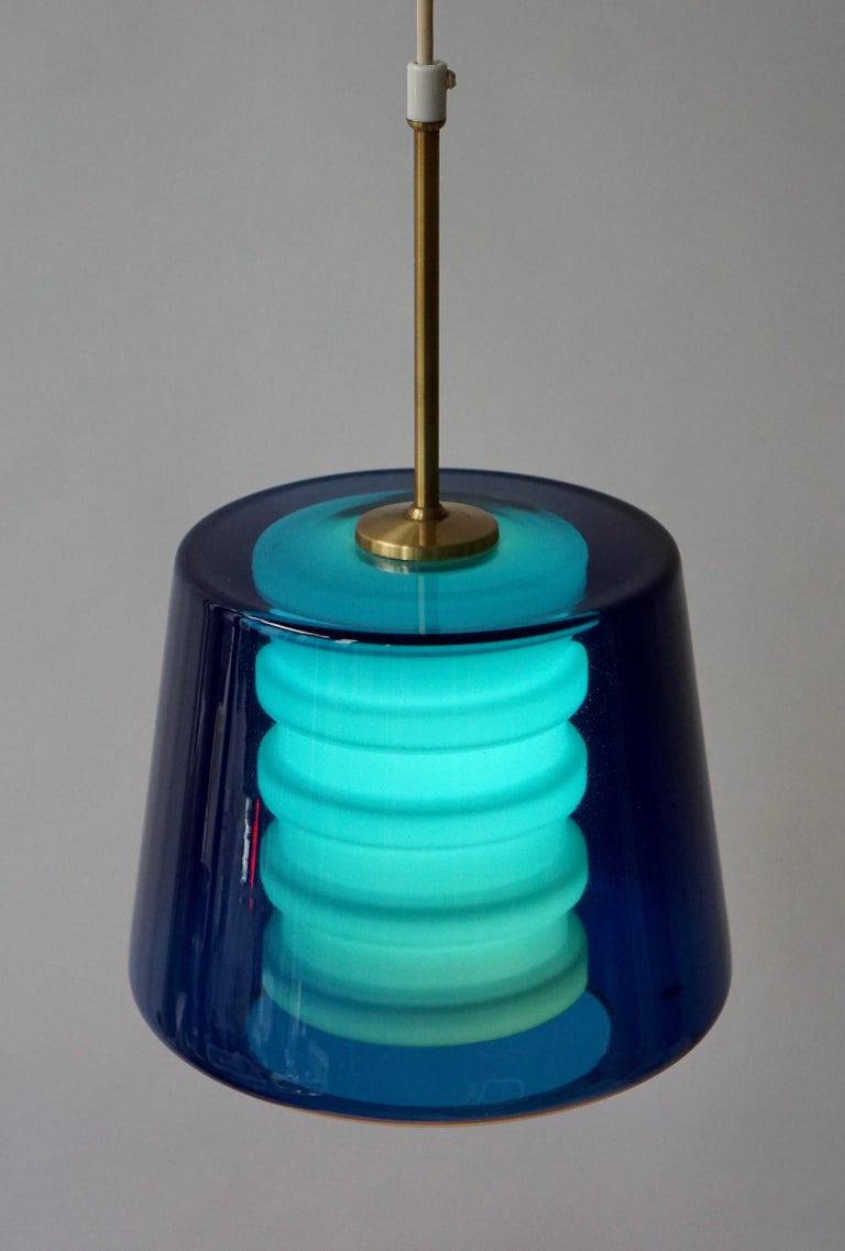 Glass Pendant Light,Sweden For Sale 2