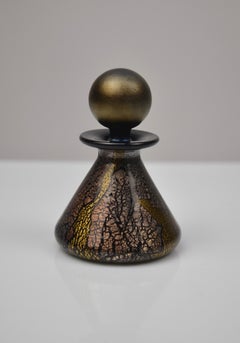 Glass perfume bottle, Isle of Wight Studio, England, 1970s