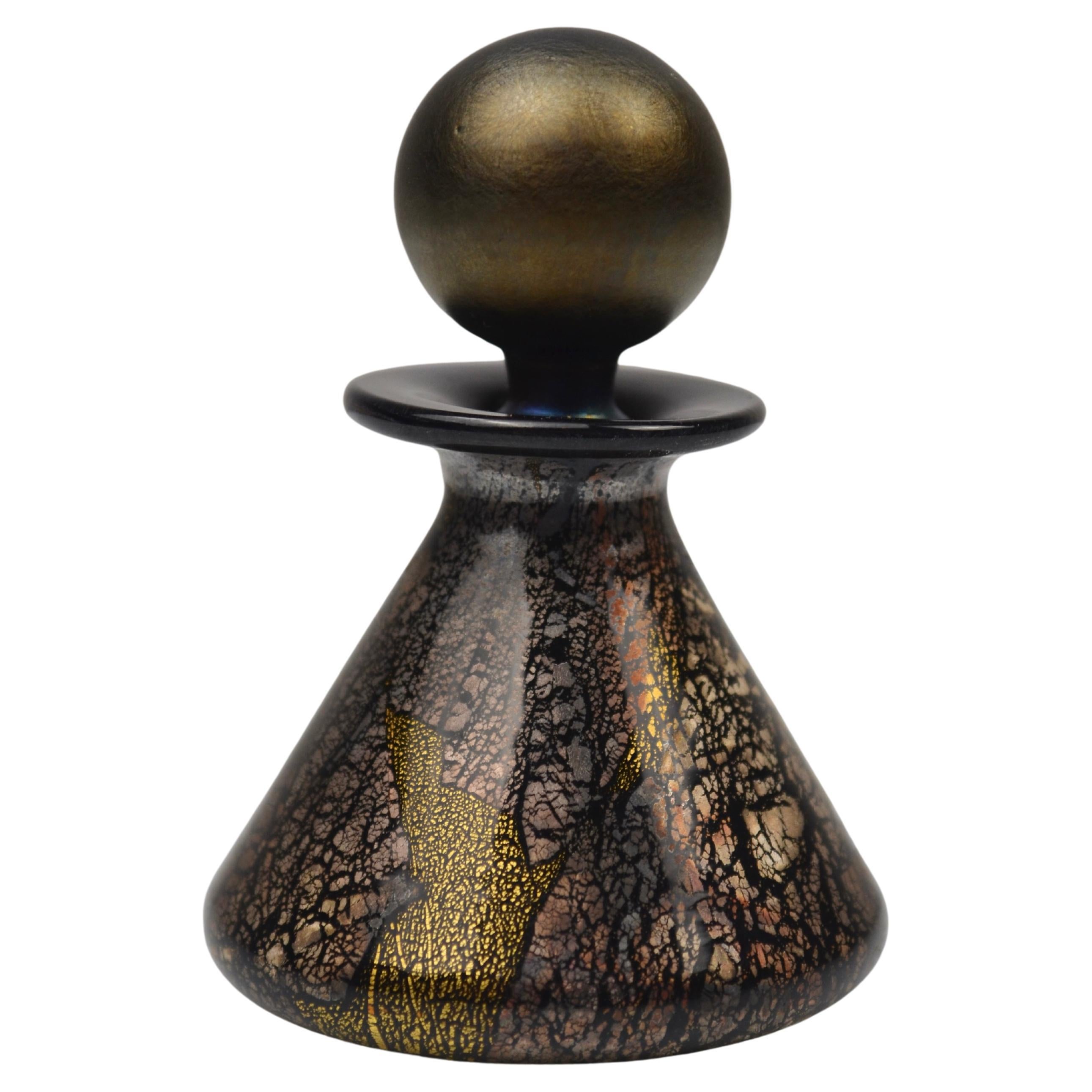 Glass perfume bottle, Isle of Wight Studio, England, 1970s For Sale