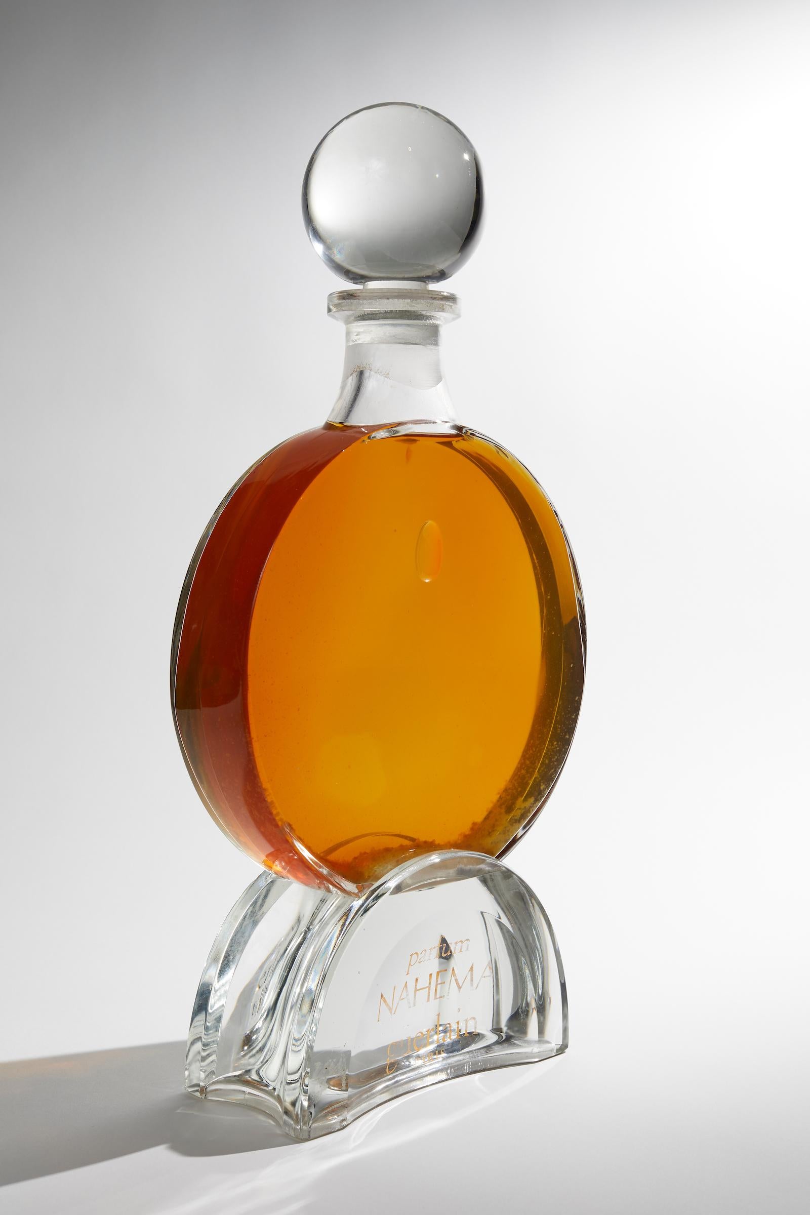 French Glass Perfume Bottle 