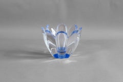 Glass Petal Bowl by Orrefors