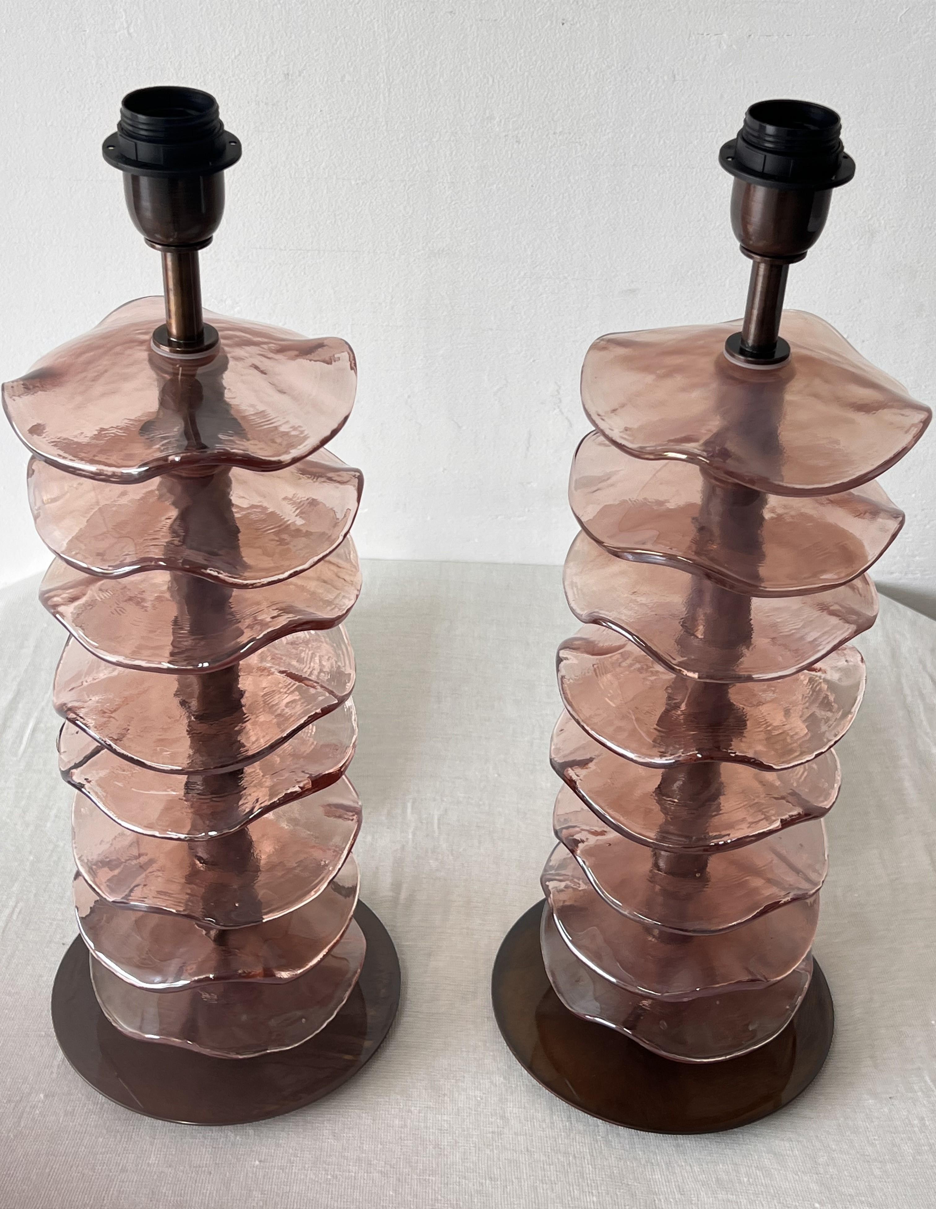 Vetro di Murano Lampade da tavolo in vetro 
