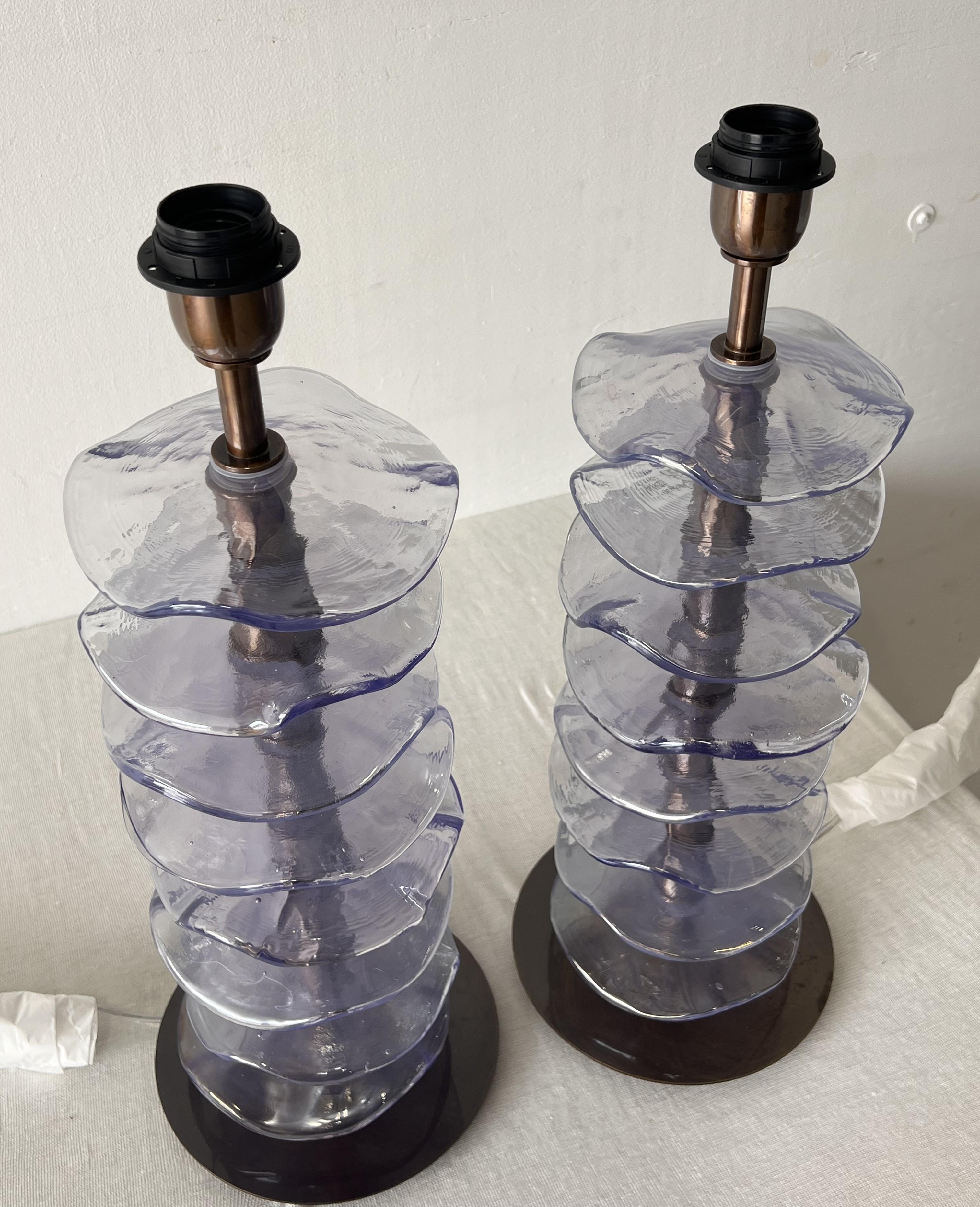 XXI secolo e contemporaneo Lampade da tavolo in vetro 