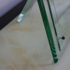 Glass Photo Frame attributed to Pietro Chiesa for Fontana Arte, Italy, 1940s