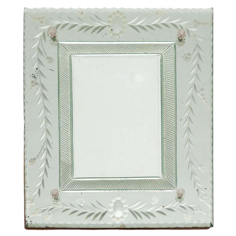 Glass Picture Frame, circa 1950 For Sale