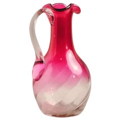 Glass pitcher, 1970s