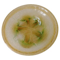 Vintage Glass Platter by Karl Wiedmann for WMF Ikora