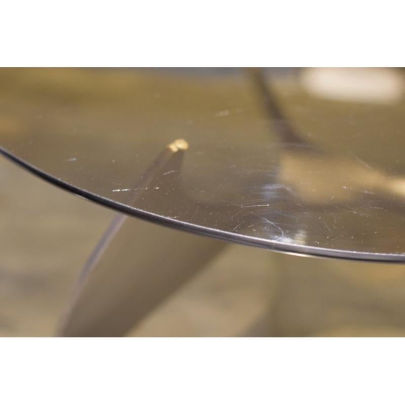 Mesa baja de hélice de cristal de Knut Hesterberg para Ronald Schmidt, 1967 en venta 2