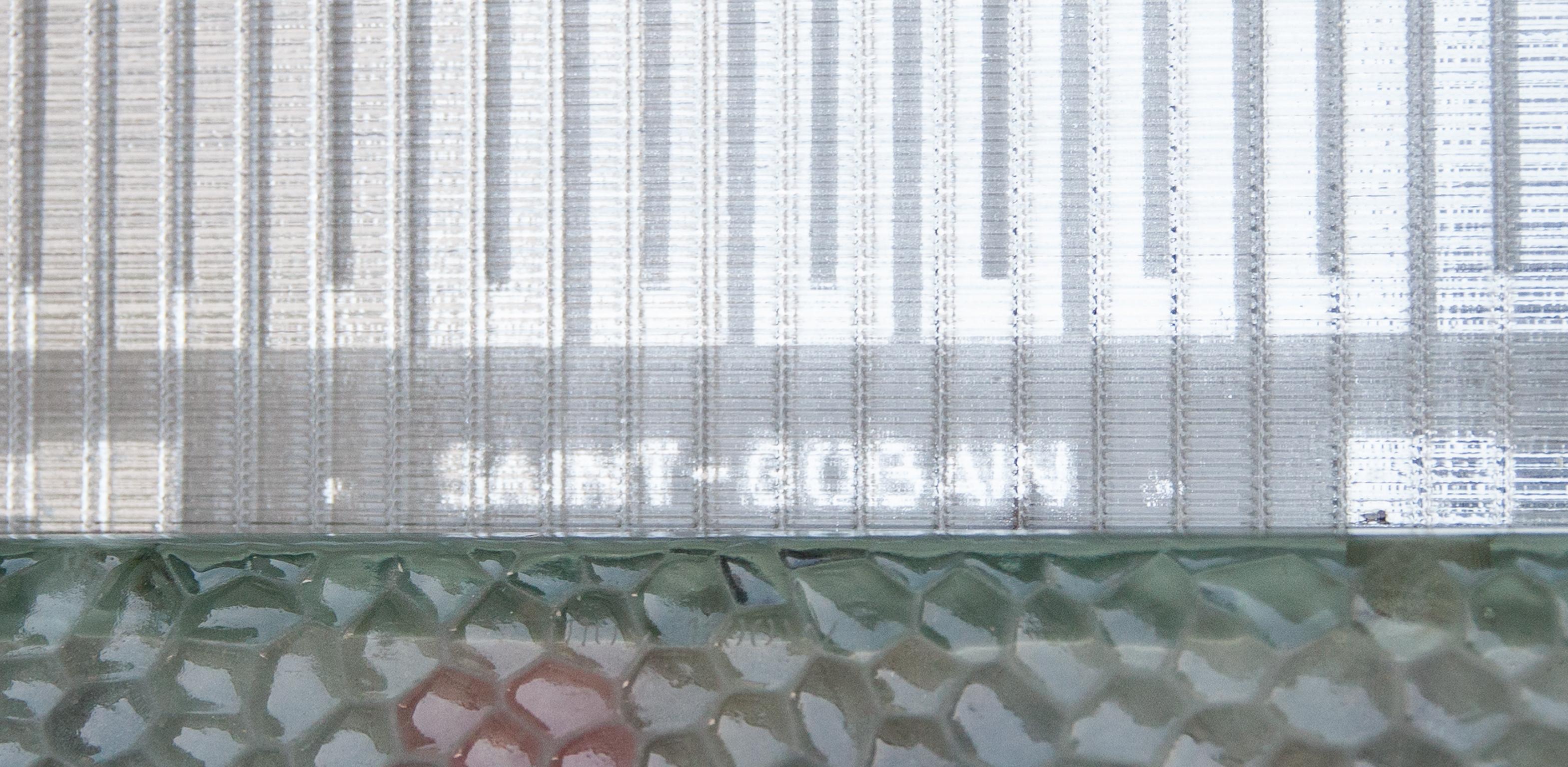 Glass Radiator by Rene-Andre Coulon for Saint-Goban, France, 1937 In Good Condition For Sale In Munich, DE