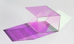 Glass "Rho Oblong 35" Coffee Table, Sebastian Scherer