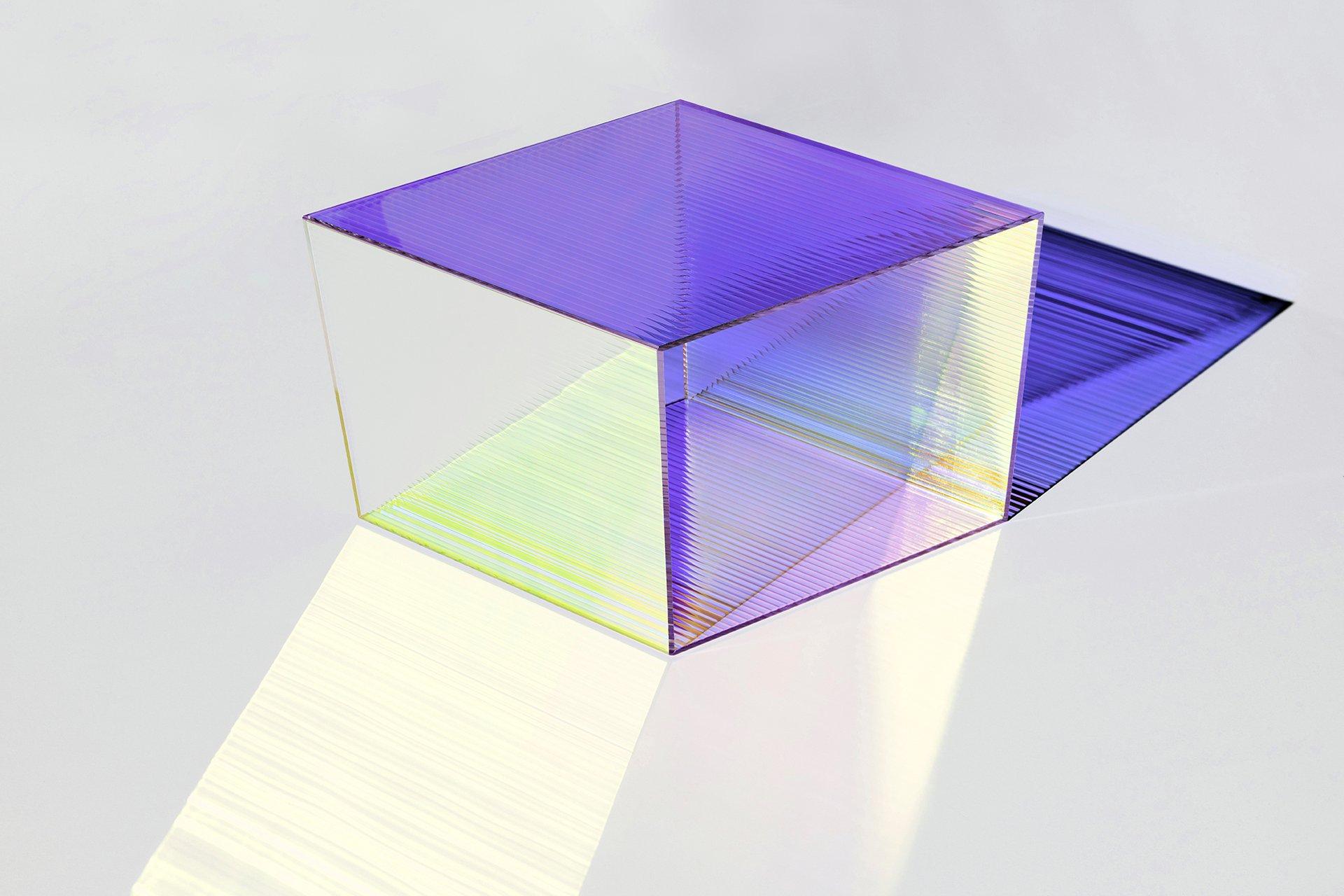 Couchtisch „Rho Oblong 40“ aus Glas, Sebastian Scherer im Zustand „Neu“ im Angebot in Geneve, CH