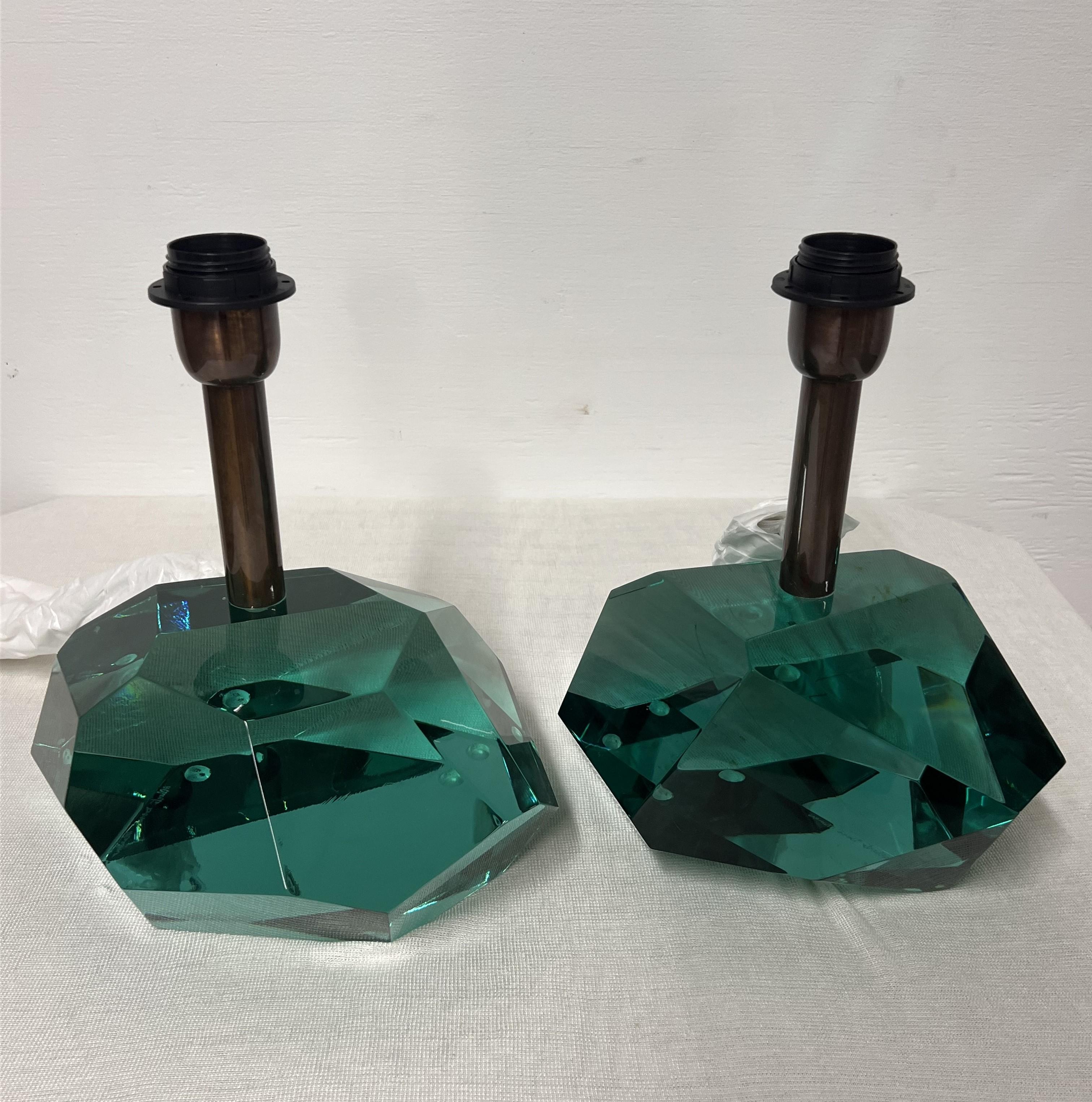 Vetro di Murano Lampade da tavolo in vetro Greene & Greene di Alberto Dona in vendita