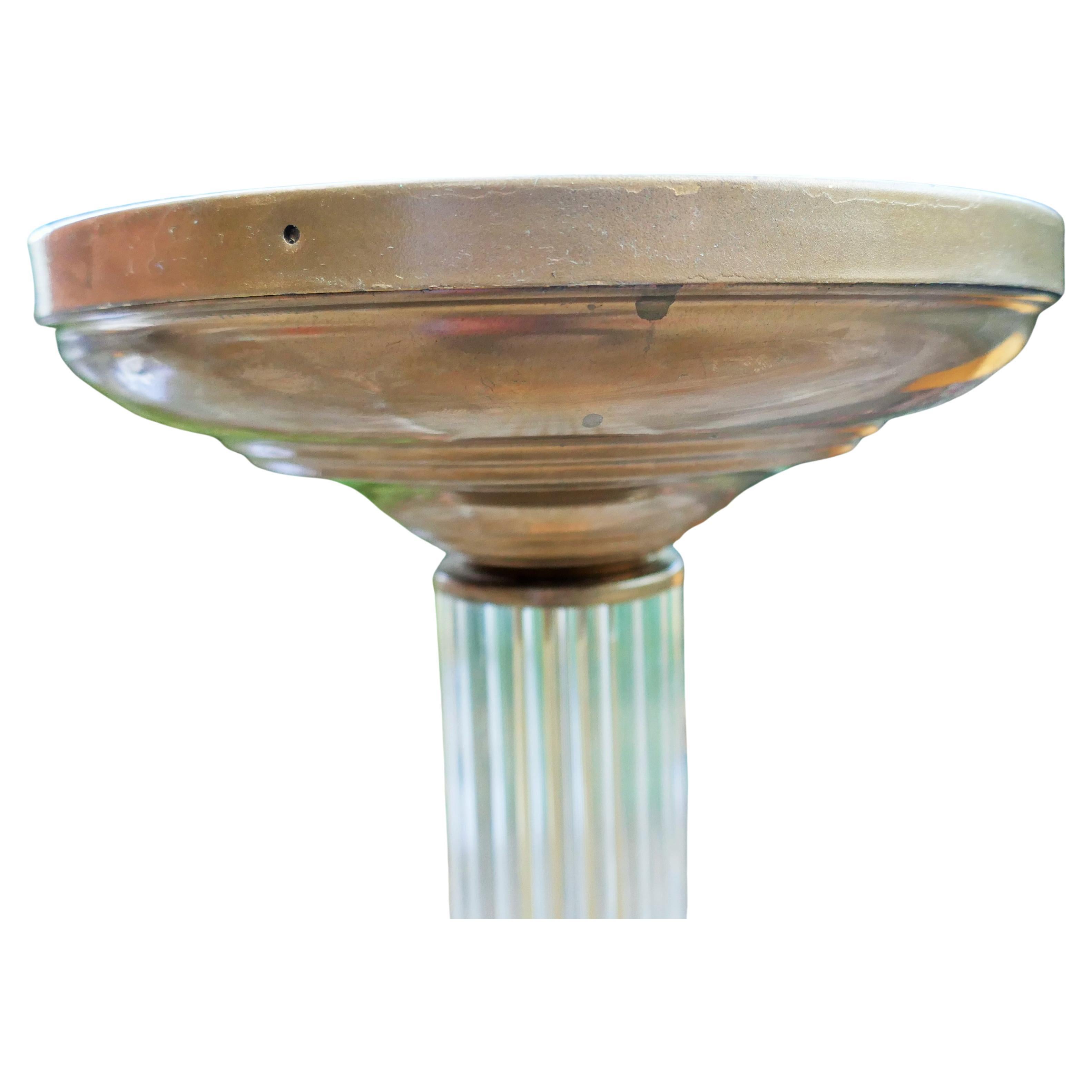 Glass rod column attributed to Venini in vendita 3