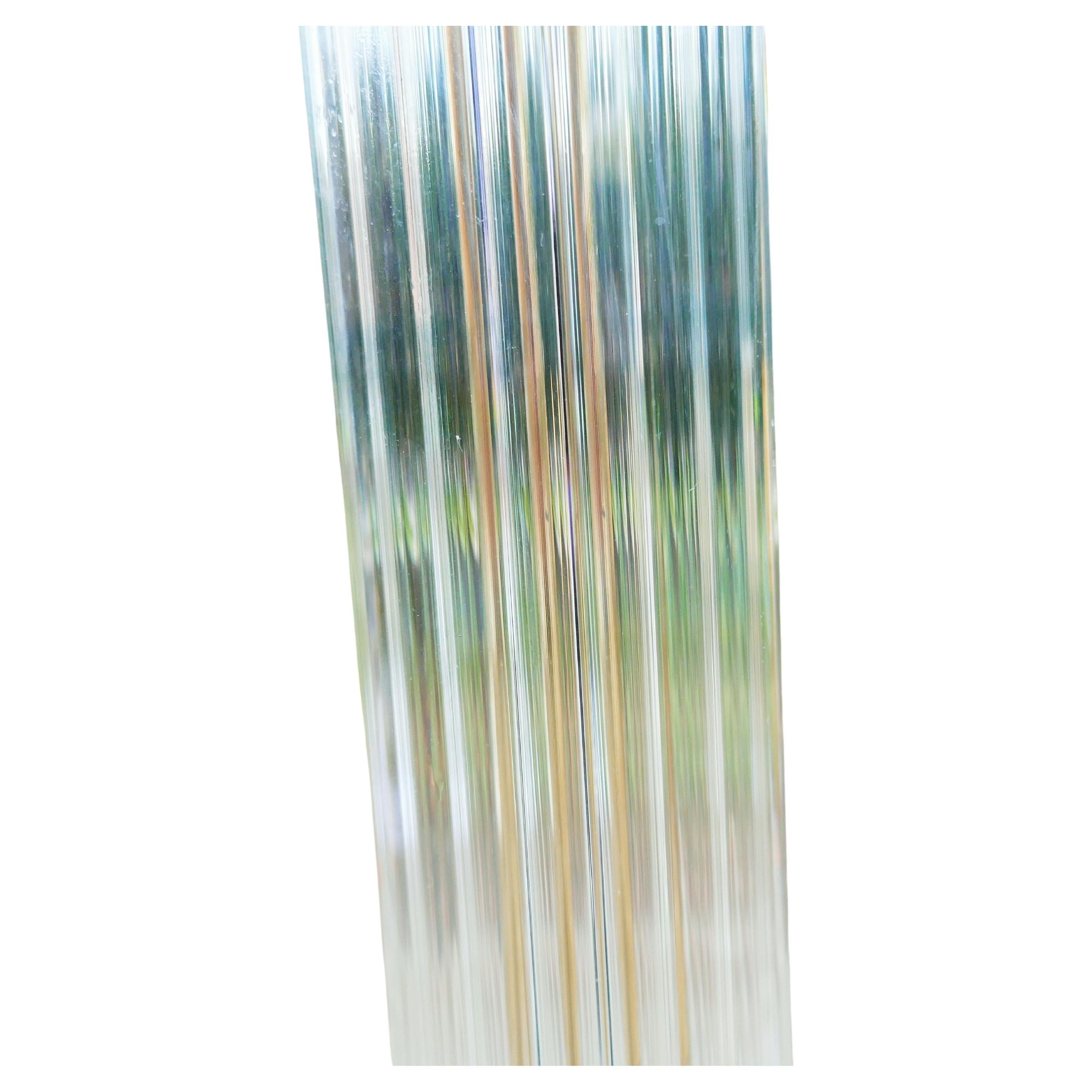 Italian Glass rod column attributed to Venini in vendita