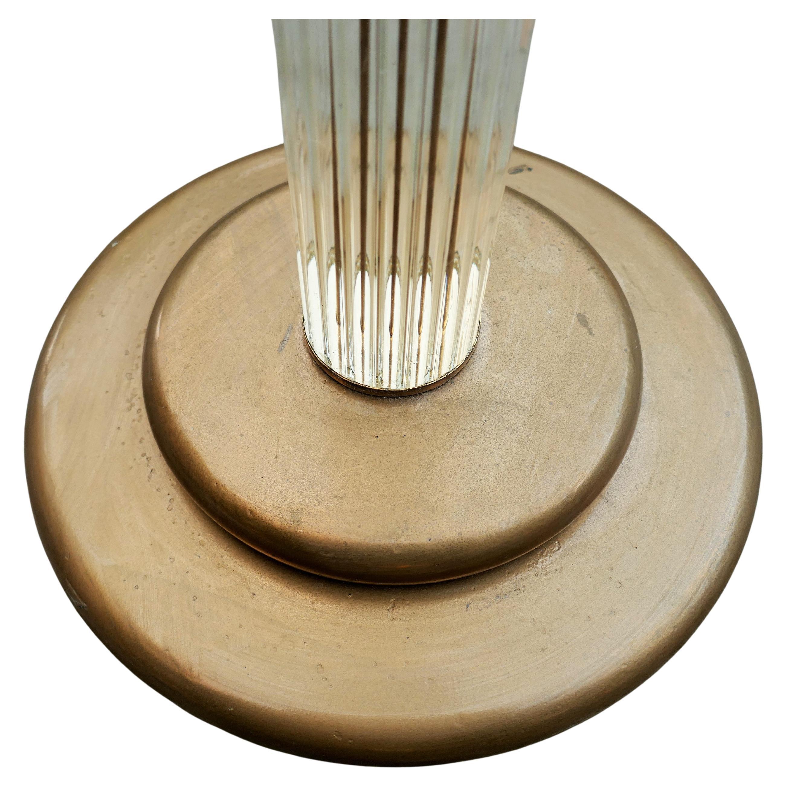 Glass rod column attributed to Venini in vendita 1