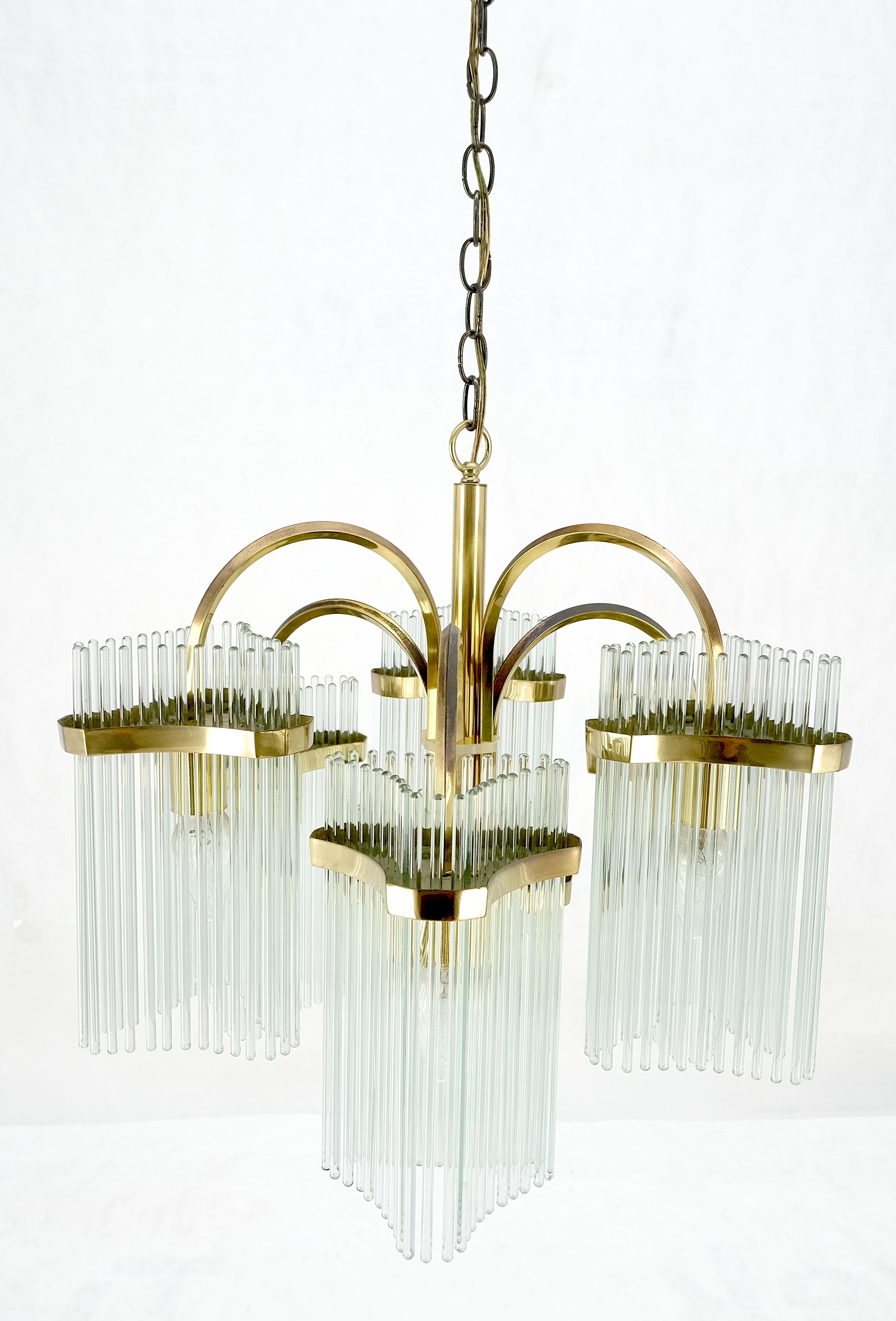 Prismi a bacchetta di vetro Gaetano Sciolari Lampadario Stupefacente. in vendita 9