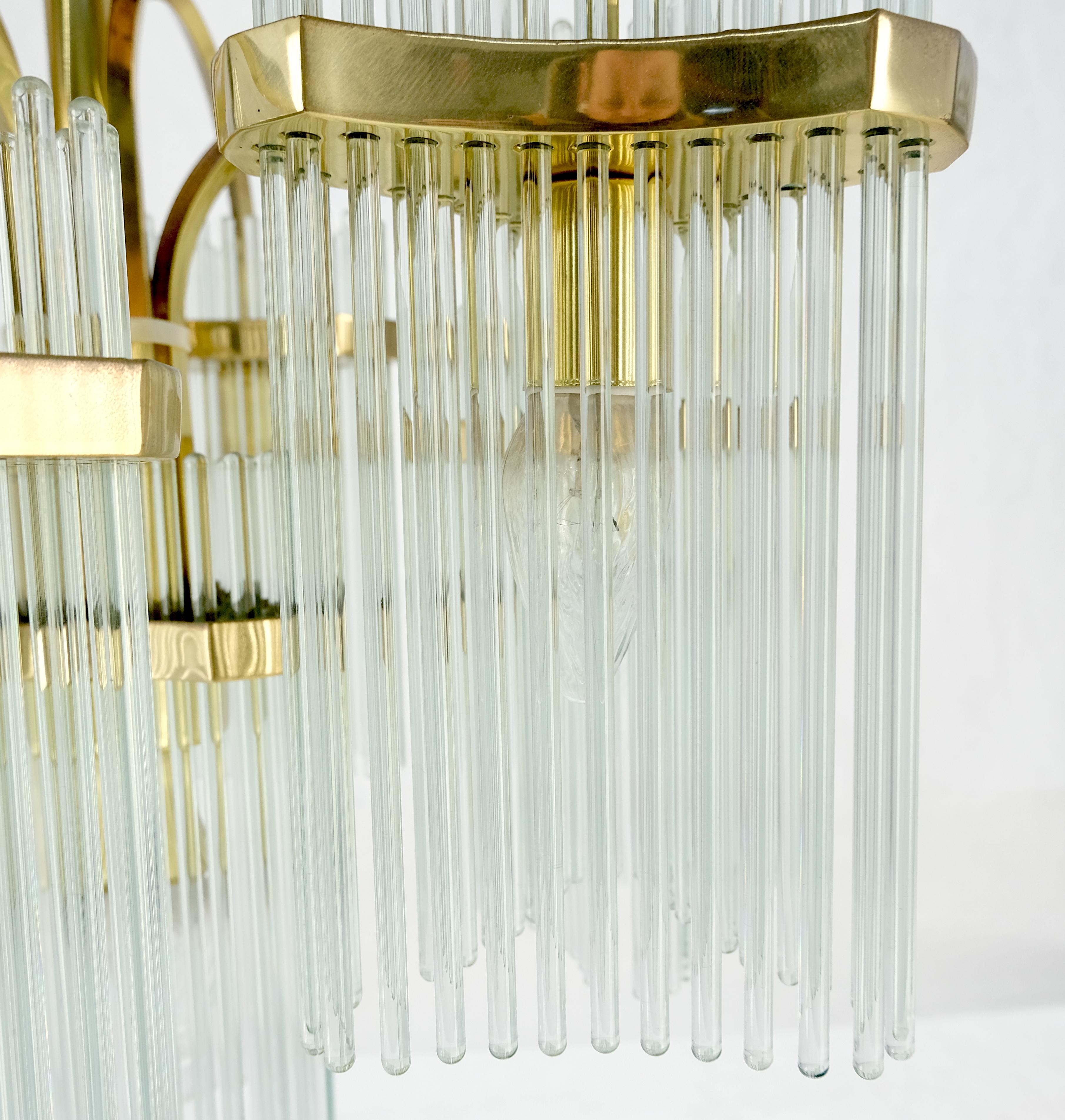 Prismi a bacchetta di vetro Gaetano Sciolari Lampadario Stupefacente. in vendita 12