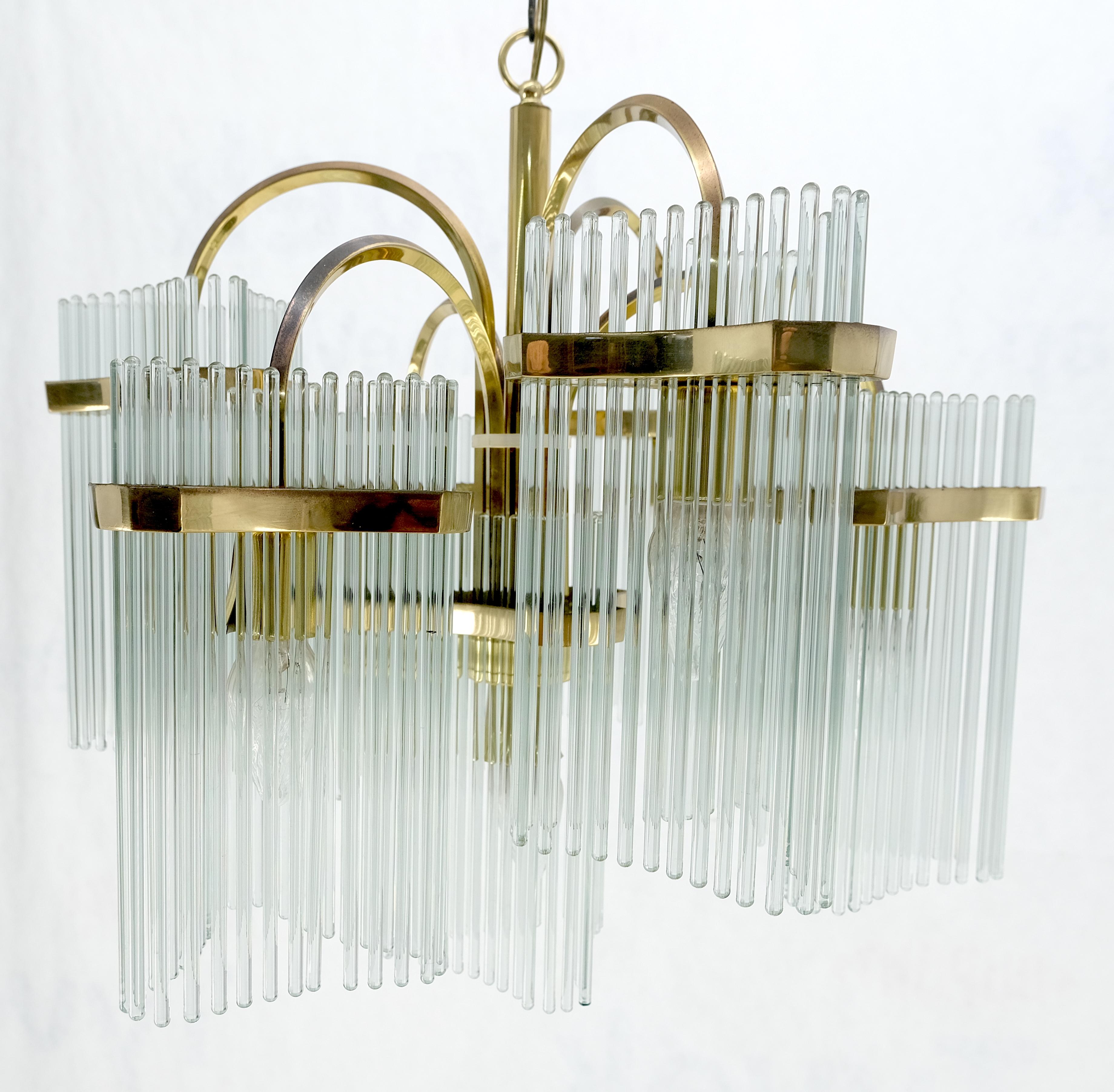 Prismi a bacchetta di vetro Gaetano Sciolari Lampadario Stupefacente. in vendita 3