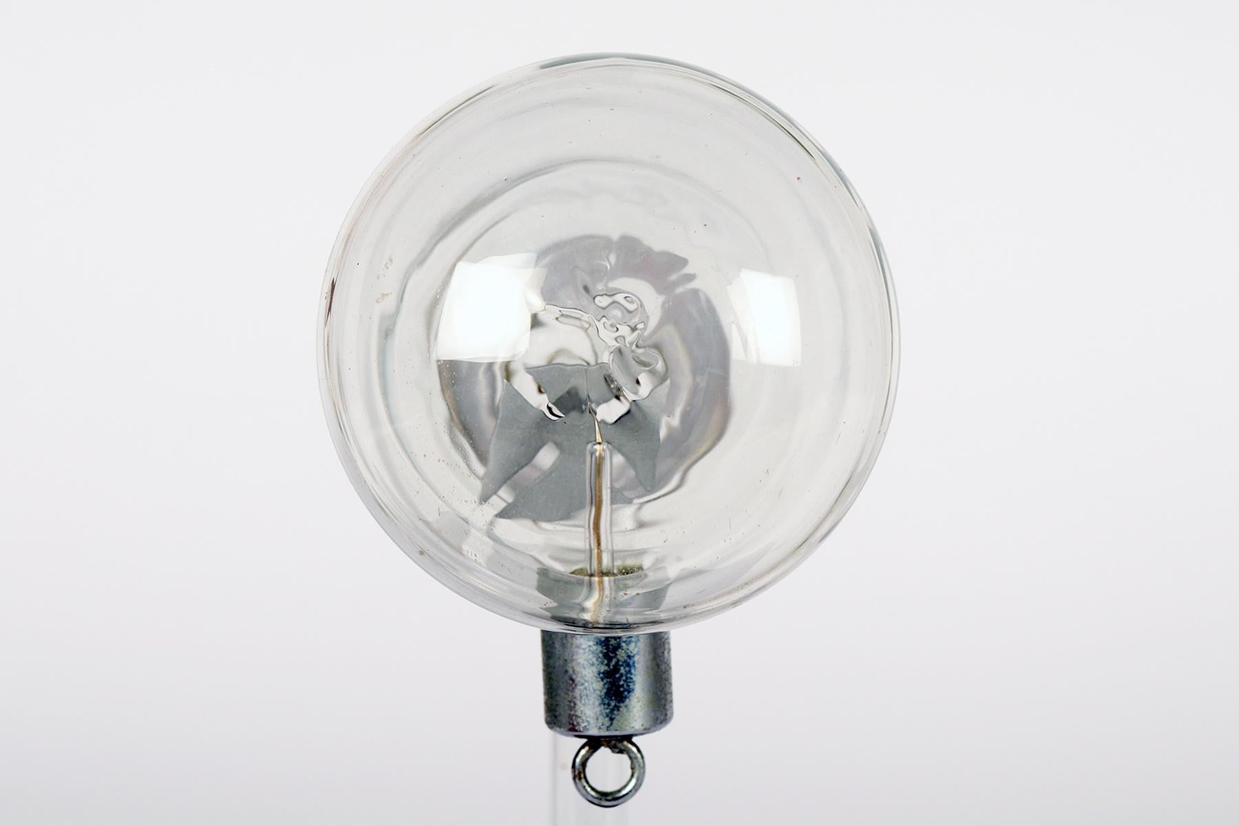 Glass scientific instrument: Crookes maltese cross tube, Italy 1900. For Sale 4