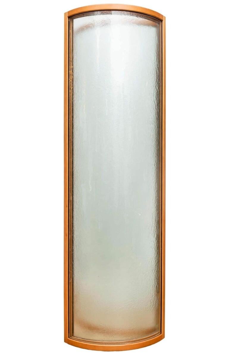 Late 20th Century Glass Screen by Vittorio Livi for Fiam For Sale