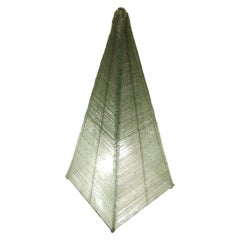 Glass Sculptural Pyramid Light