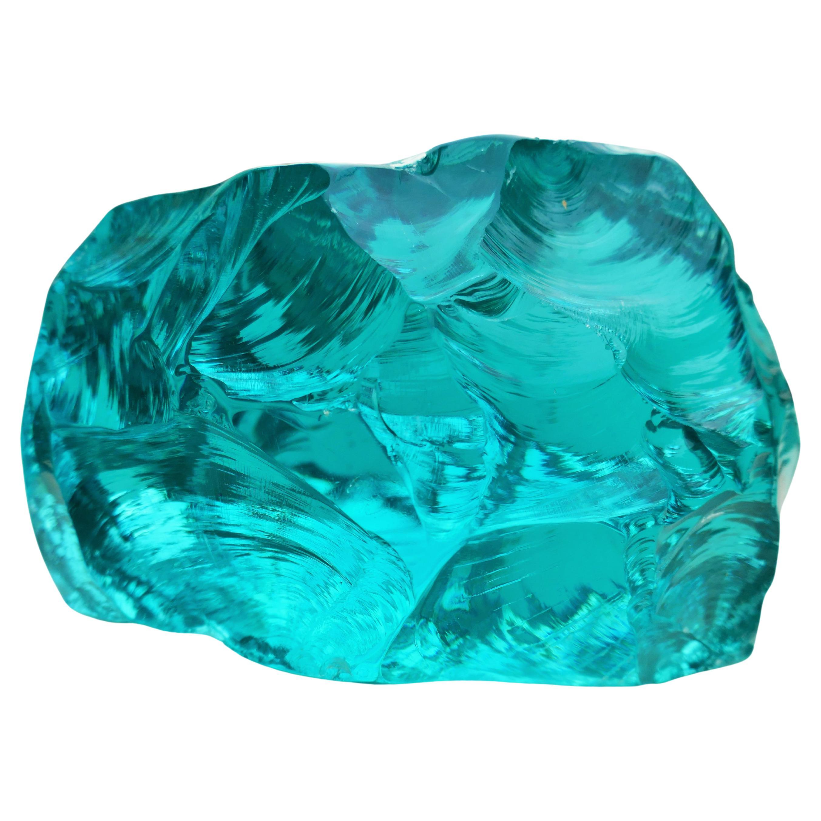 Glass sculpture attributed to Fontana Arte. im Angebot 1