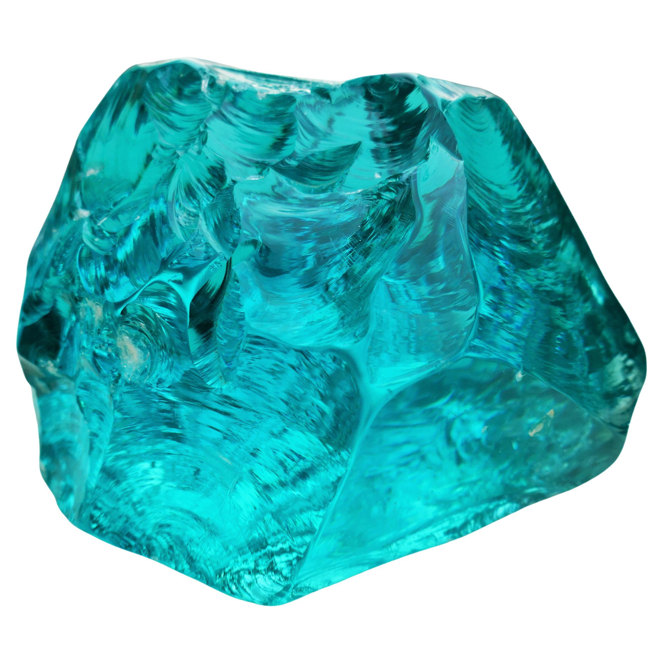 Glass sculpture attributed to Fontana Arte. im Angebot 3