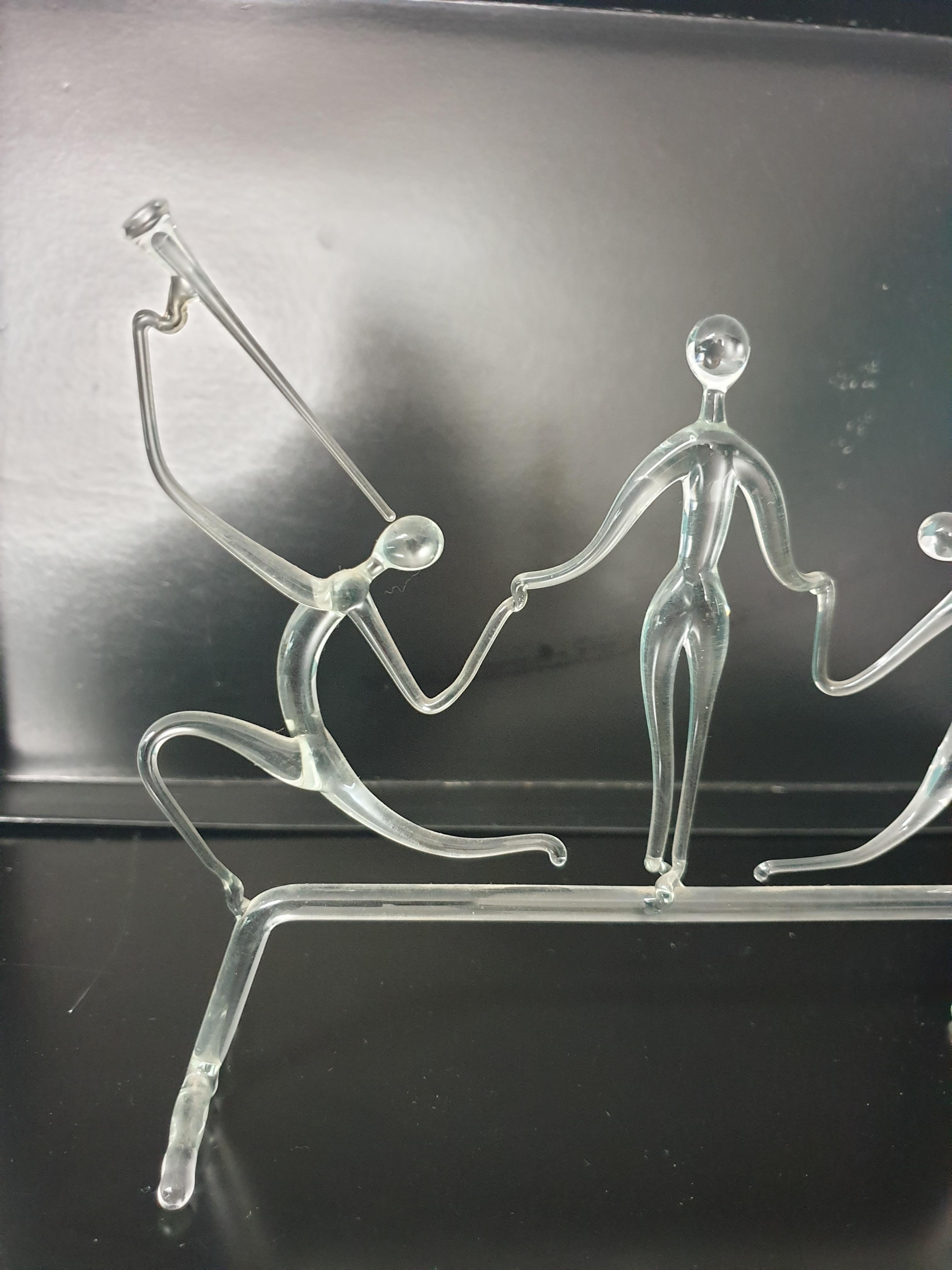 Organic Modern Glass sculpture by Bimini For Sale
