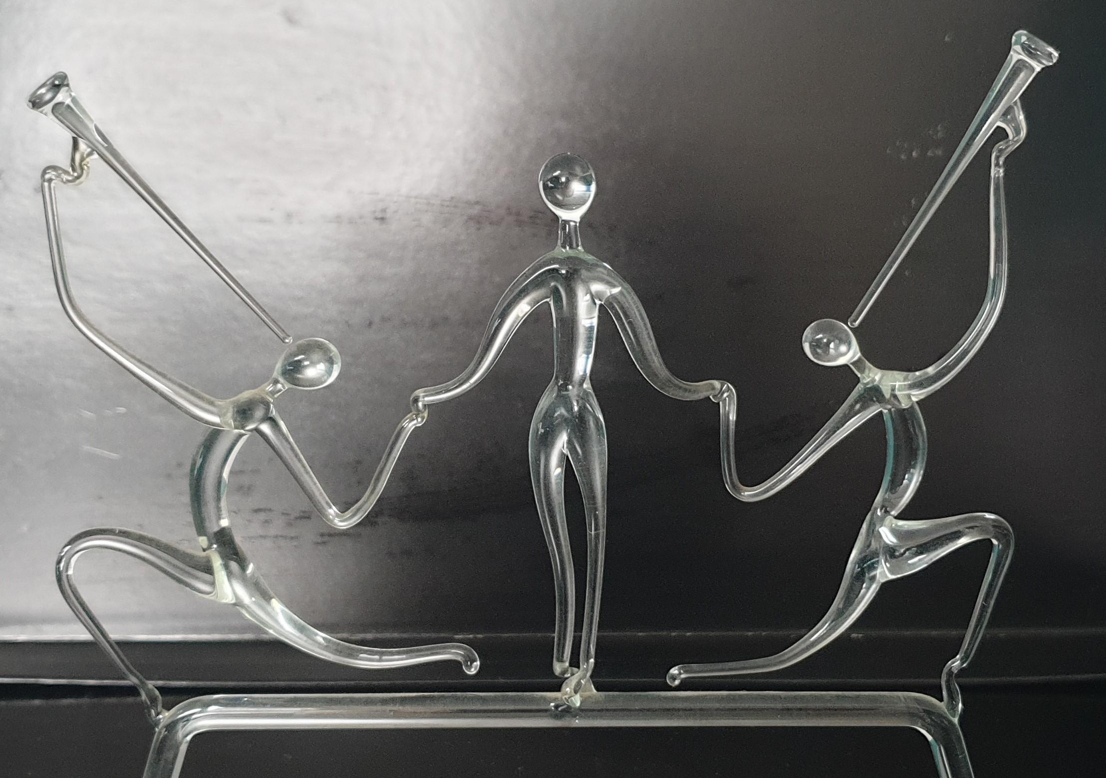 Glass sculpture by Bimini In Good Condition For Sale In London, GB