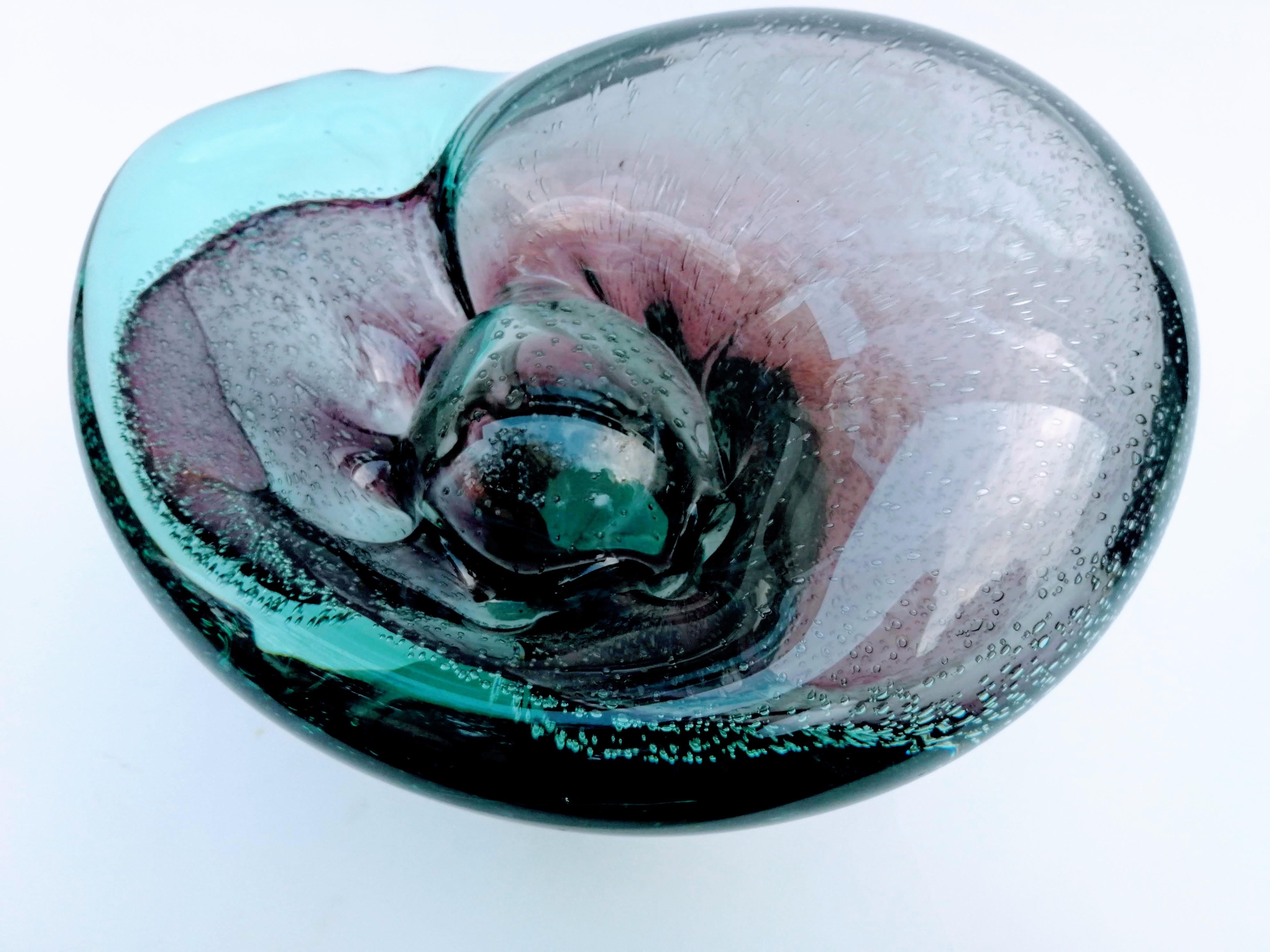 Polish Glass Sculpture by Cwetan Caczew, 1990s For Sale