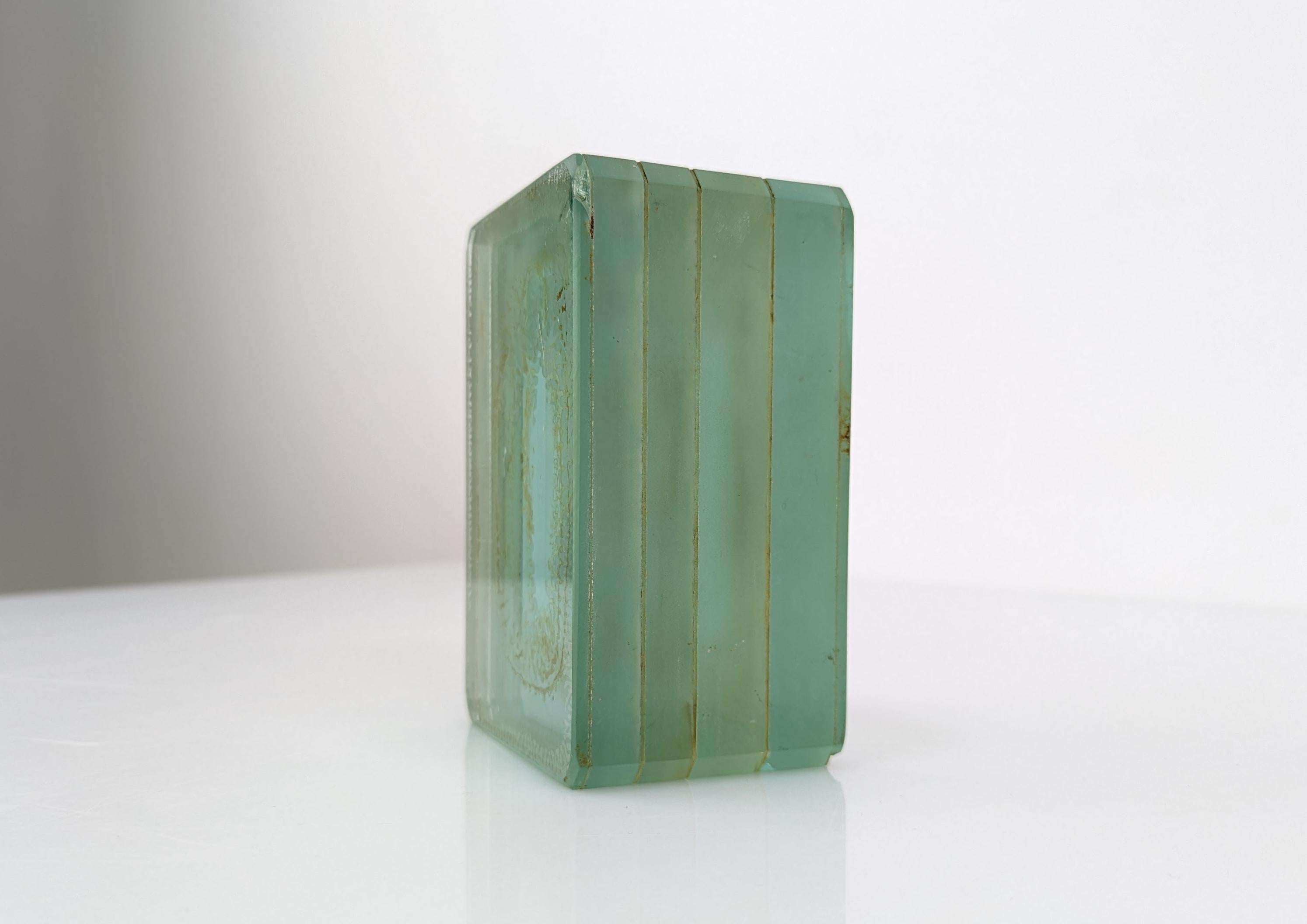 Japanese Glass Sculpture by Makoto Ito For Sale