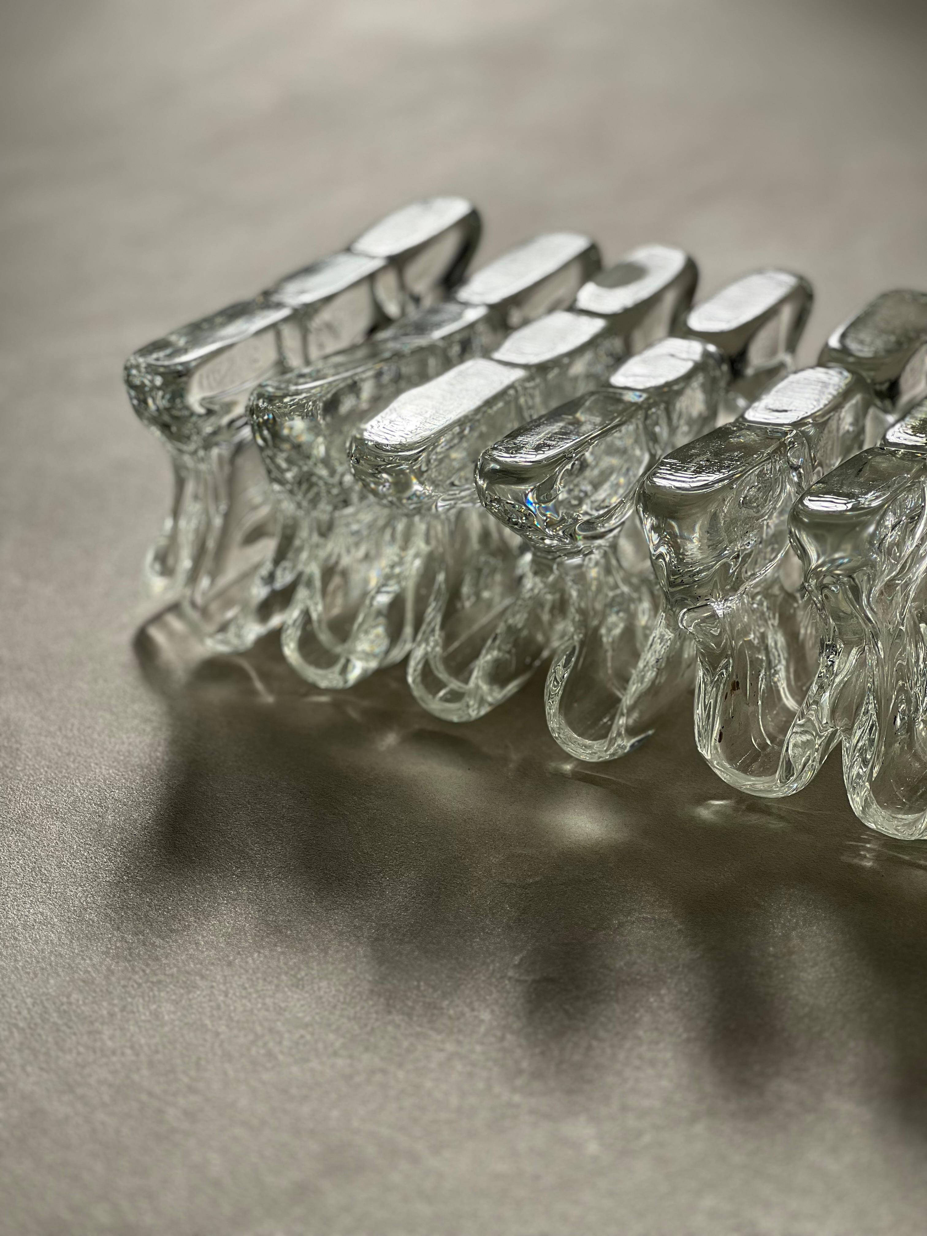 Glass Art Piece/Sculpture - Book Holder ''Musicali'' by Renato Toso, Murano 1968 For Sale 7