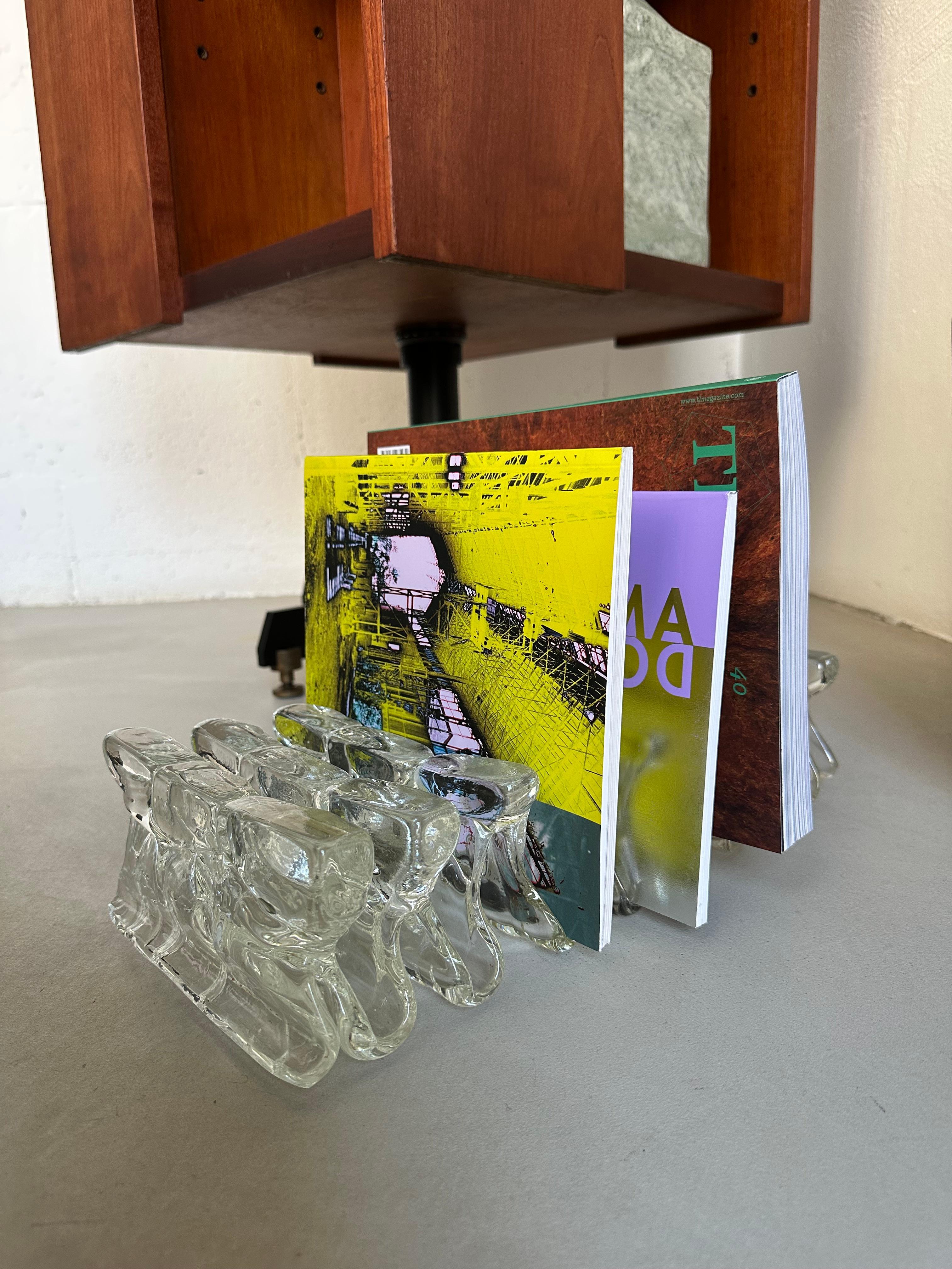 Glass Art Piece/Sculpture - Book Holder ''Musicali'' by Renato Toso, Murano 1968 For Sale 2