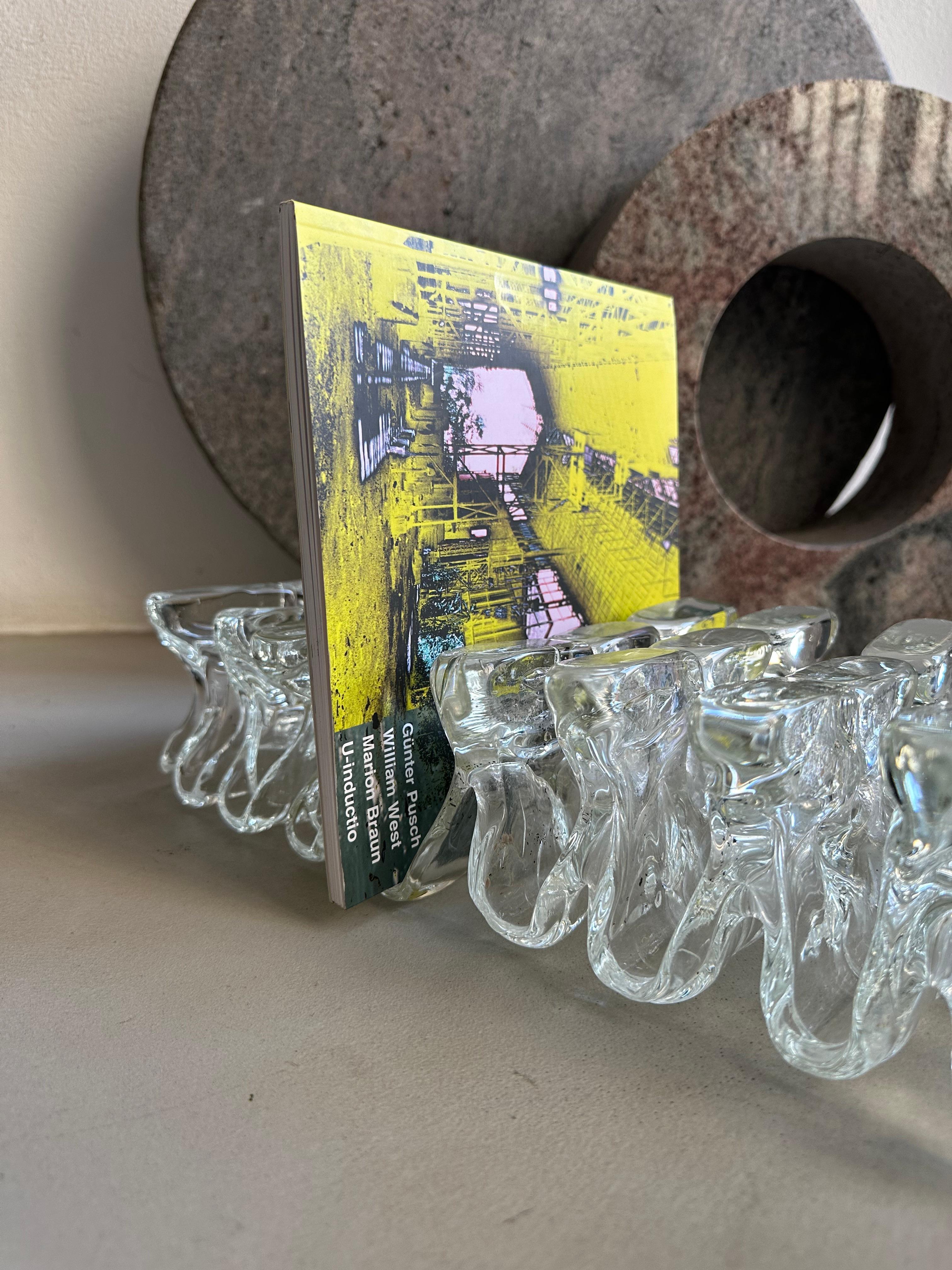 Glass Art Piece/Sculpture - Book Holder ''Musicali'' by Renato Toso, Murano 1968 For Sale 3
