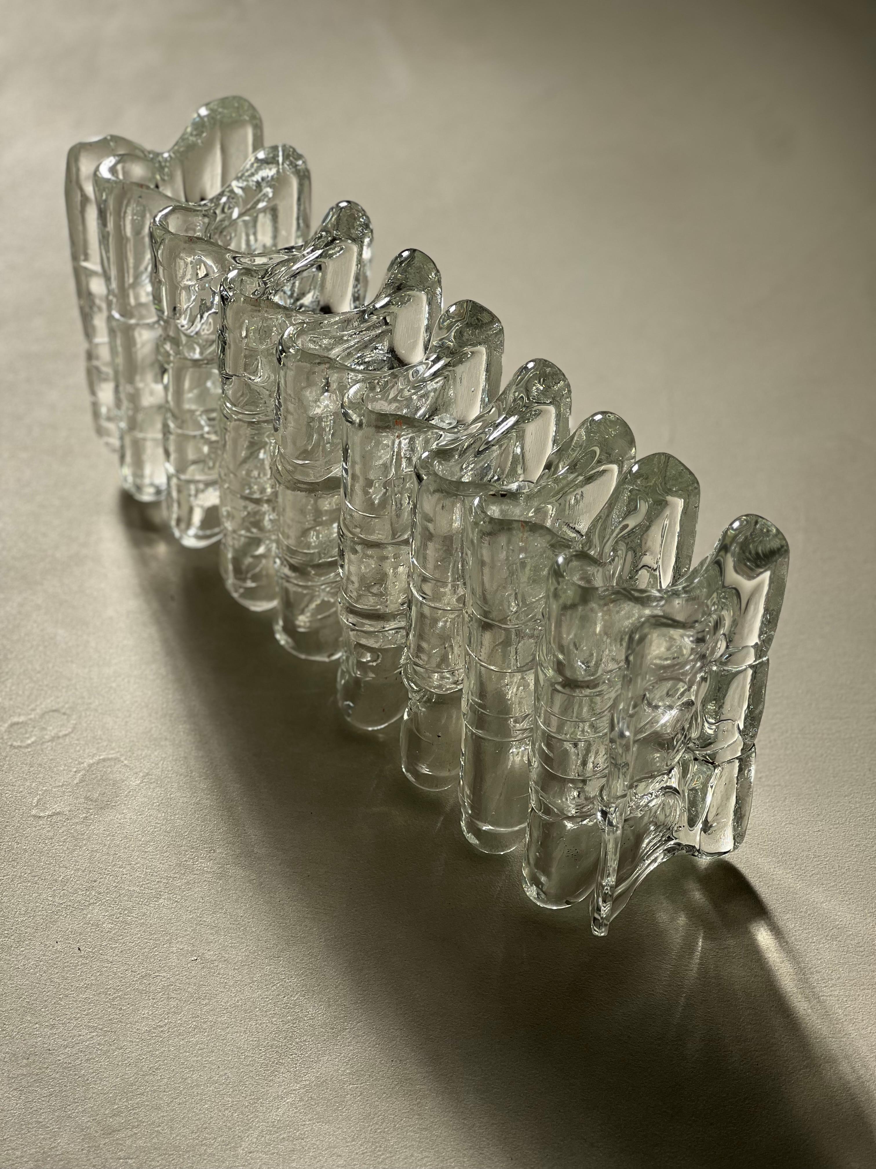Glass Art Piece/Sculpture - Book Holder ''Musicali'' by Renato Toso, Murano 1968 For Sale 11