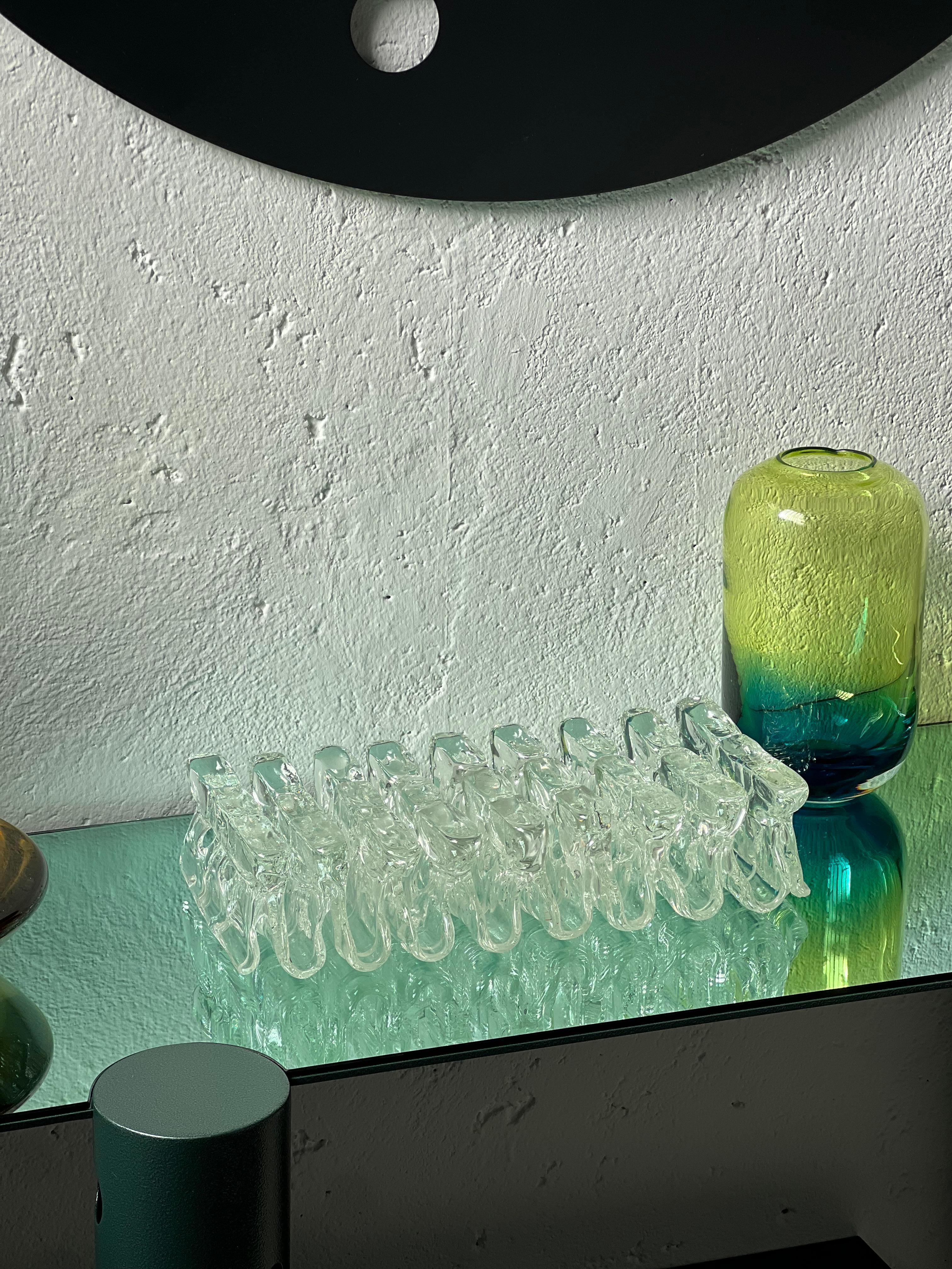 Glass Art Piece/Sculpture - Book Holder ''Musicali'' by Renato Toso, Murano 1968 For Sale 13